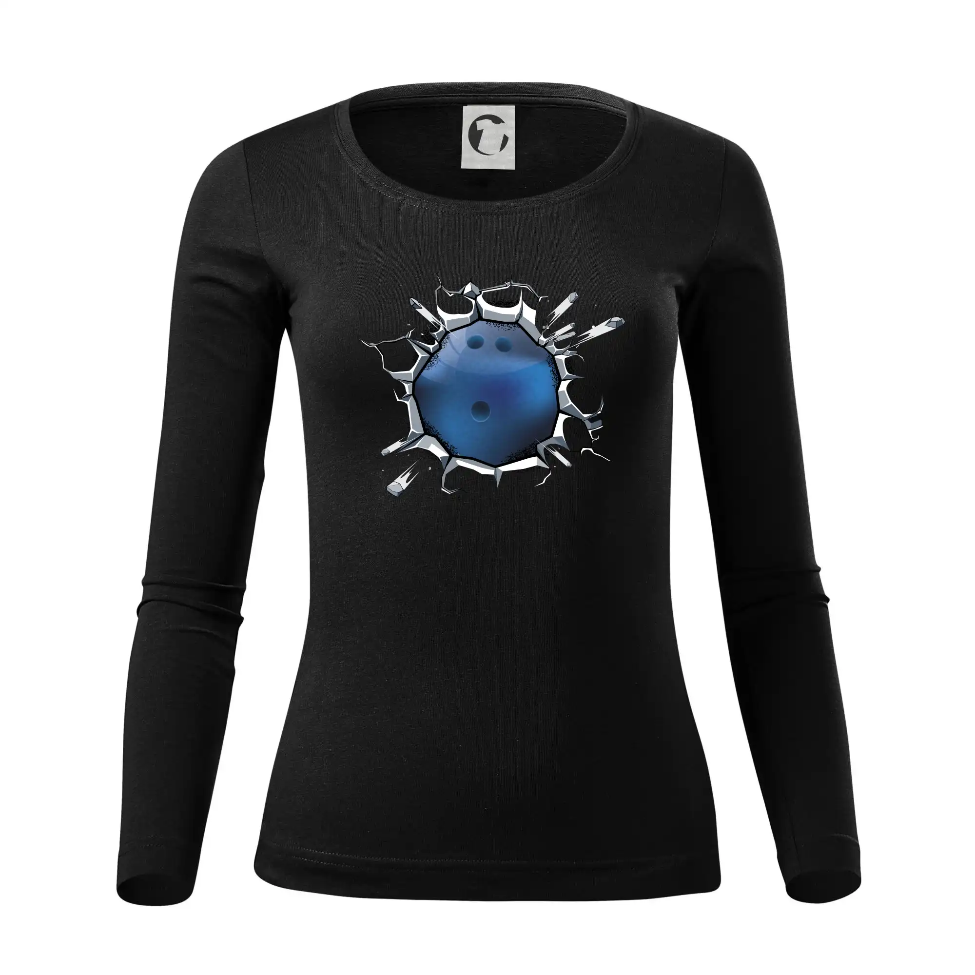 Tričká Bowling - Bowling gule v triku - Dámske tričko FIT-T LS - zužené