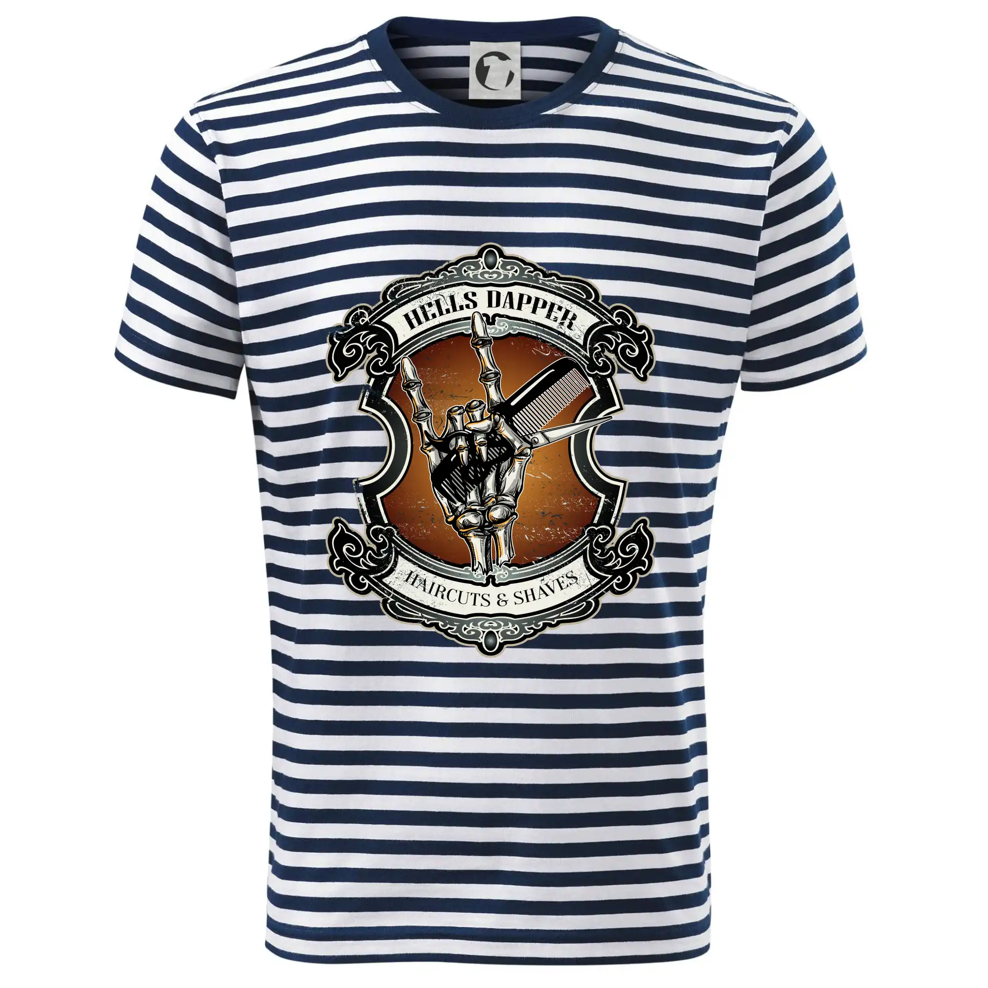 Vtipné tričká do práce - Hells dapper barbershop - Dětské triko na vodu