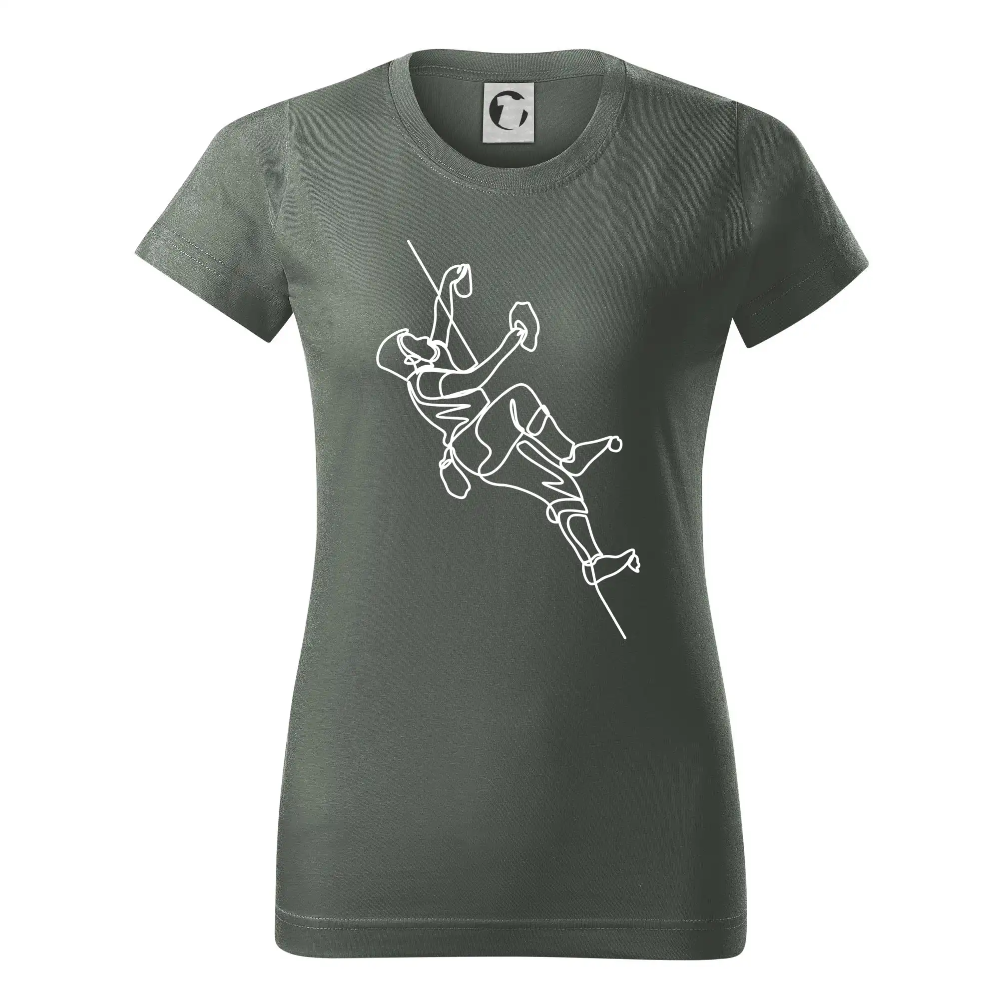 Lezecká stěna jedním tahem