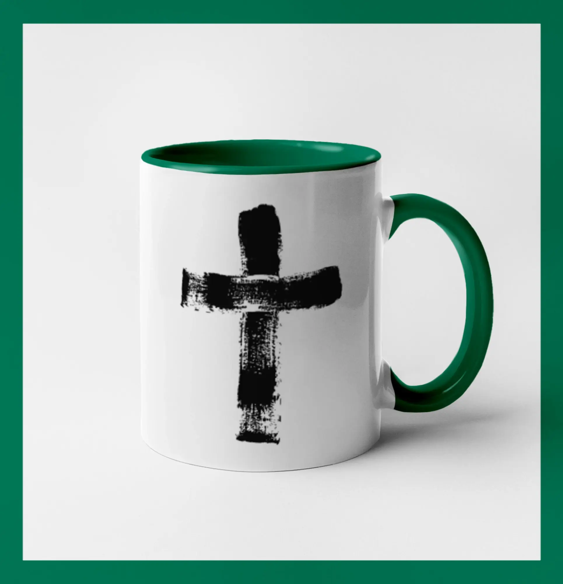 Jesus kríž štetcom