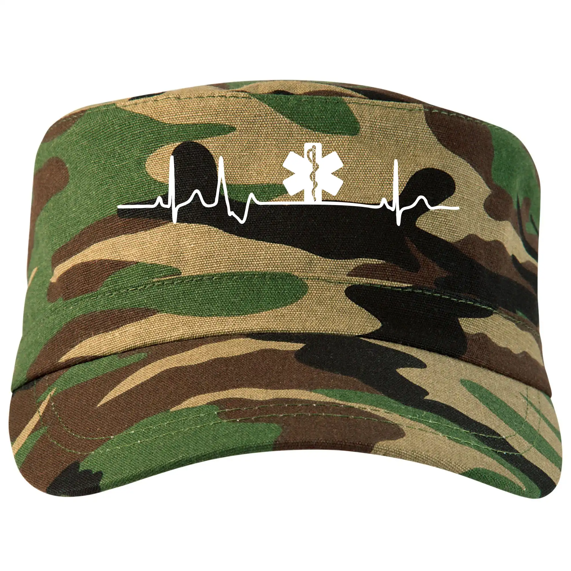 Tričká a mikiny pre záchranárov a lekárov - Kvalitné oblečenie pre zdravotníkov - EKG rescue - Šiltovka CAMO