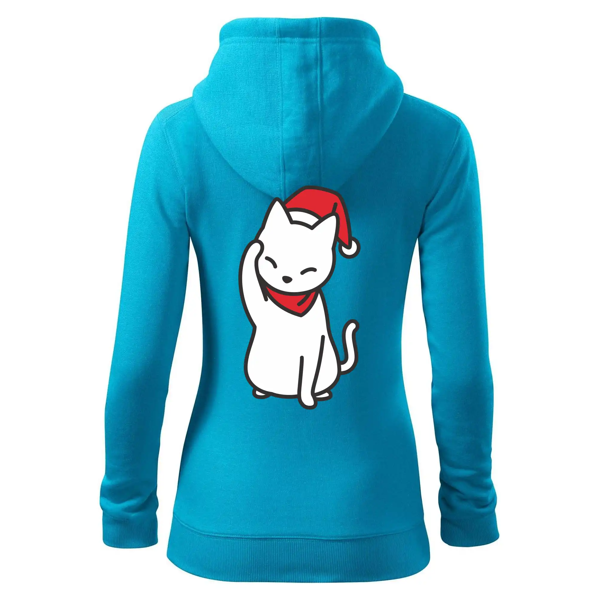 Vánoční kočka mávající