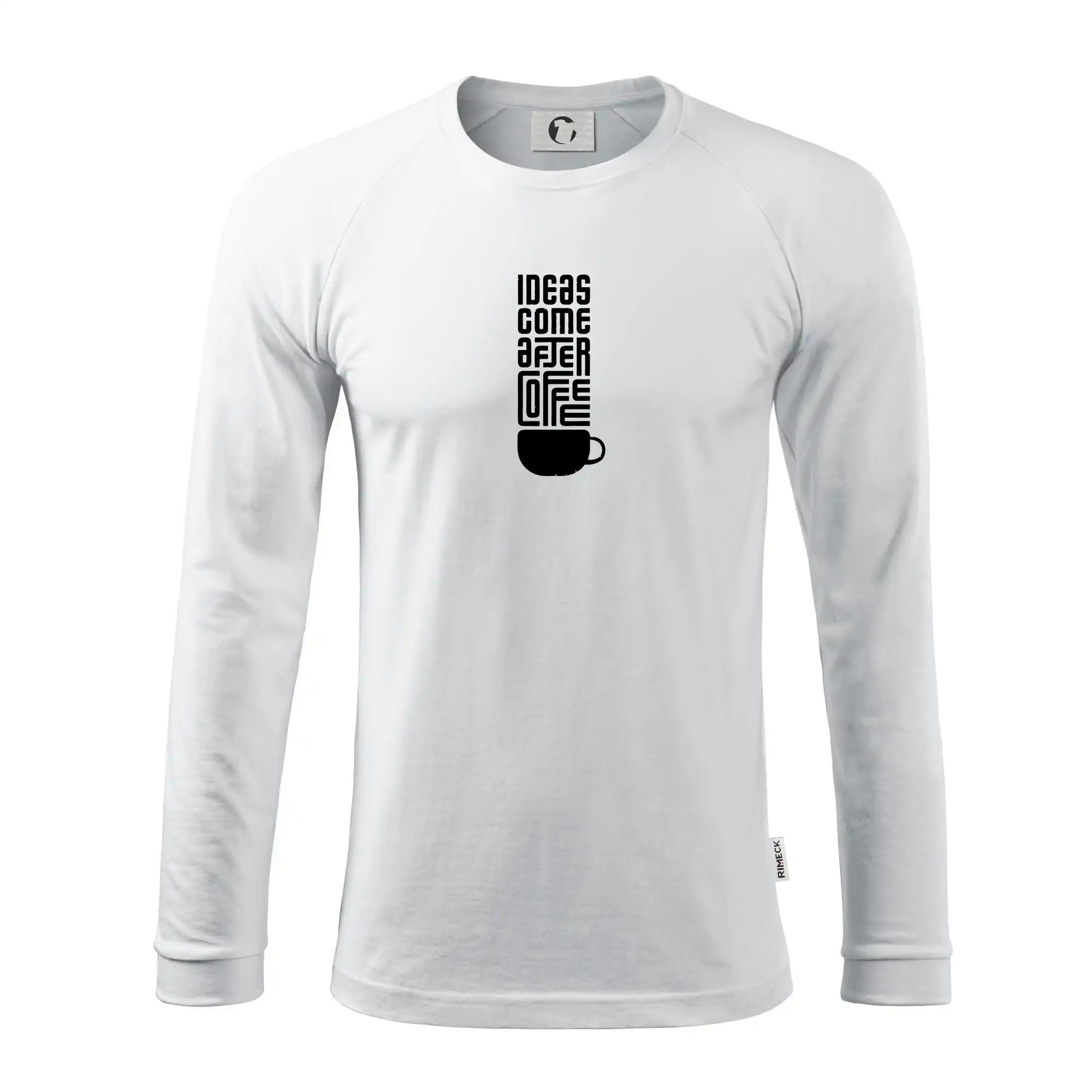 Ideas come after coffee