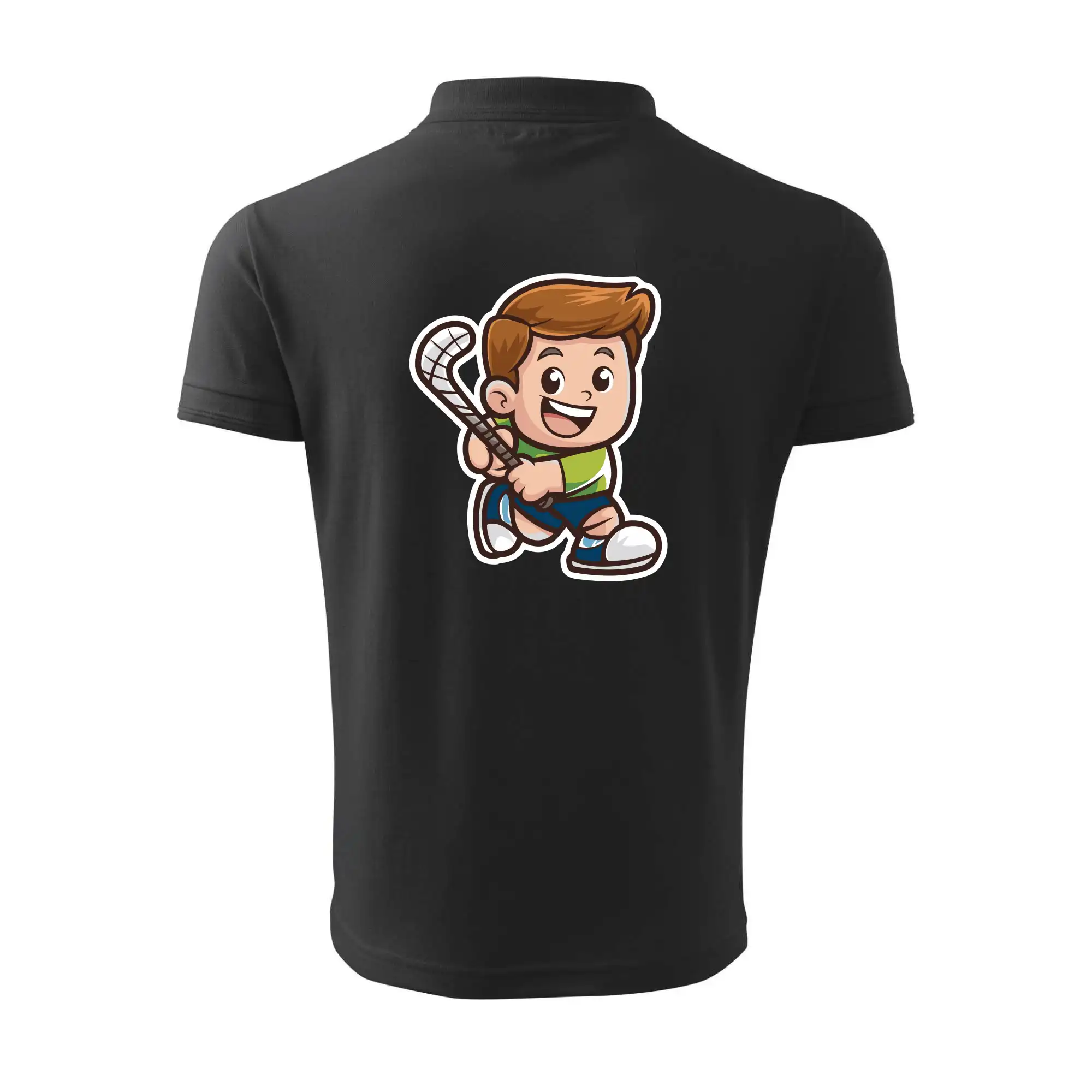 Ikona pozemní hokej kluk