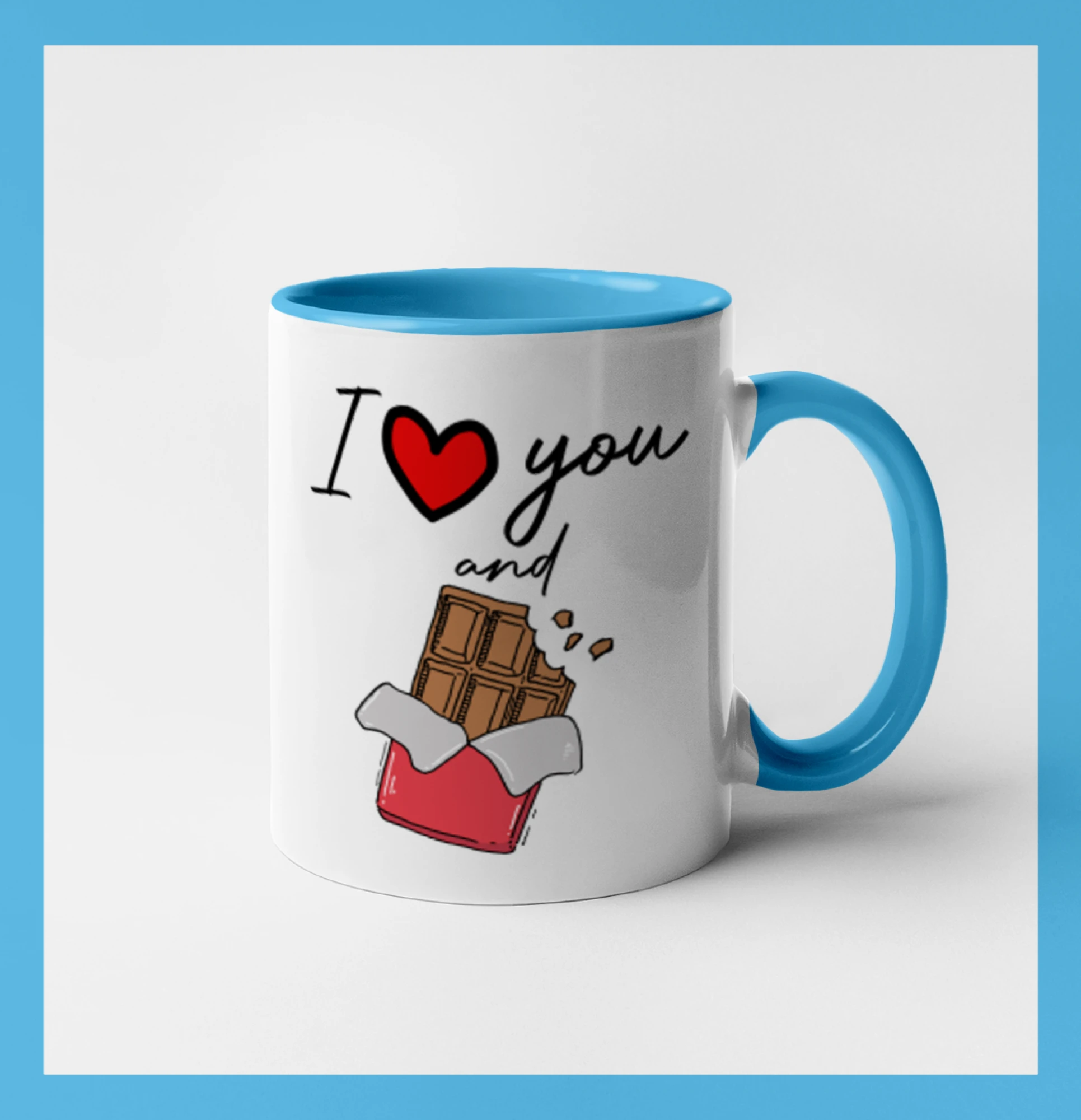 I love you and chocolate