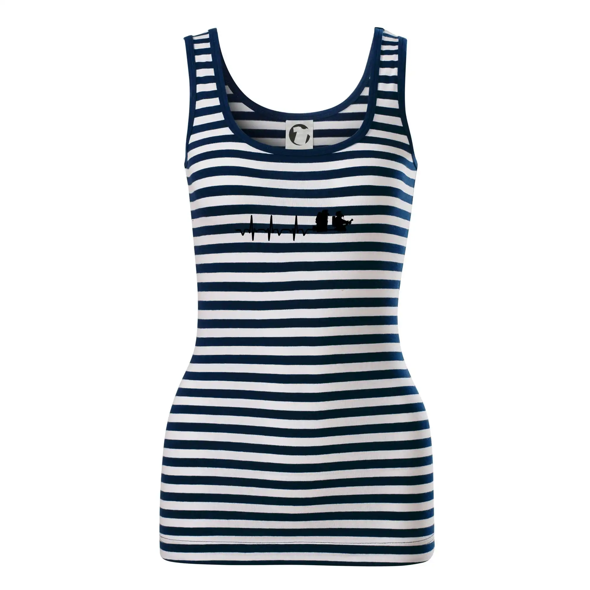 Originálne tričká pre hasičov - EKG hasiči - Sailor tielko na vodu