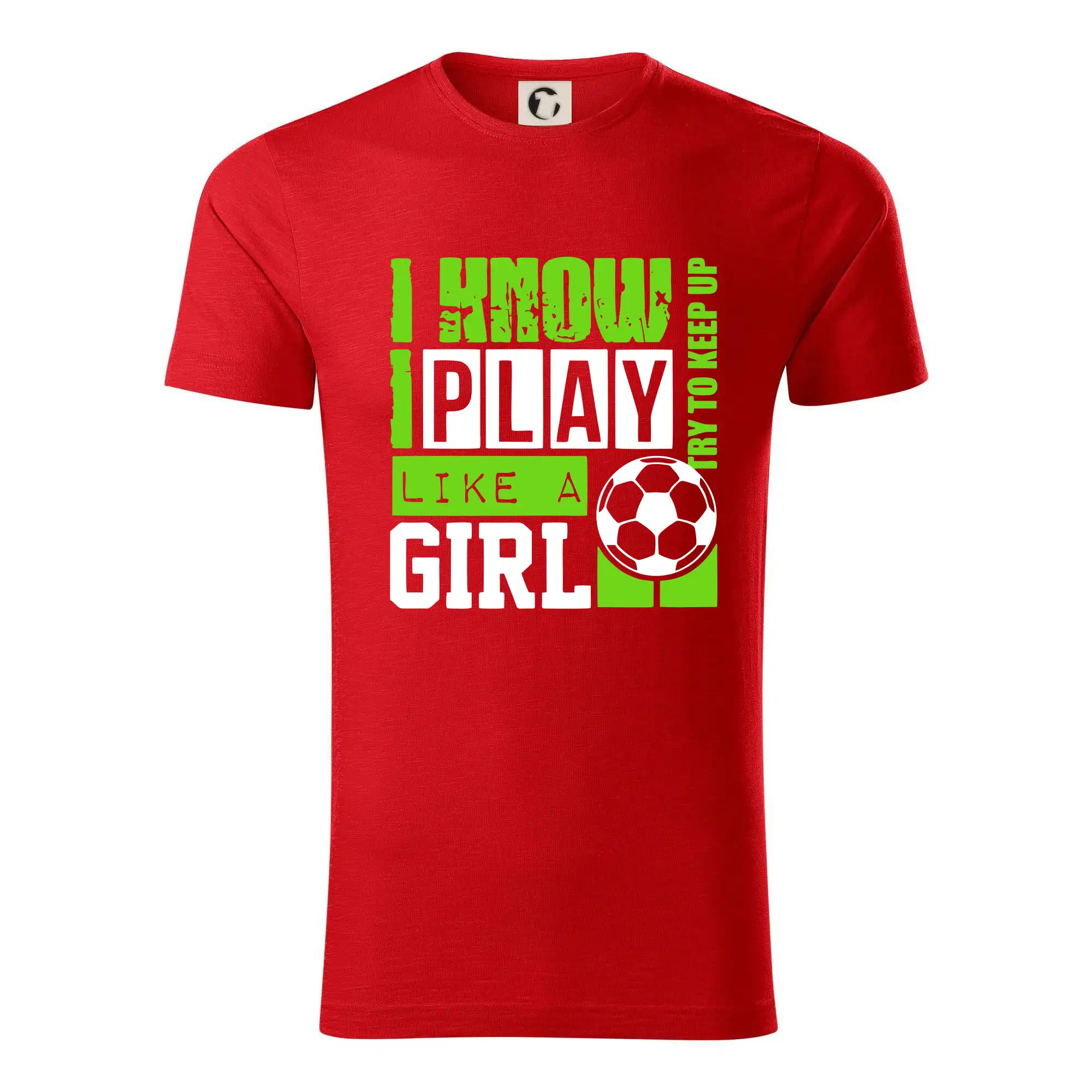 Tričká pre futbalistov - Play girl - Tričko z organickej bavlny