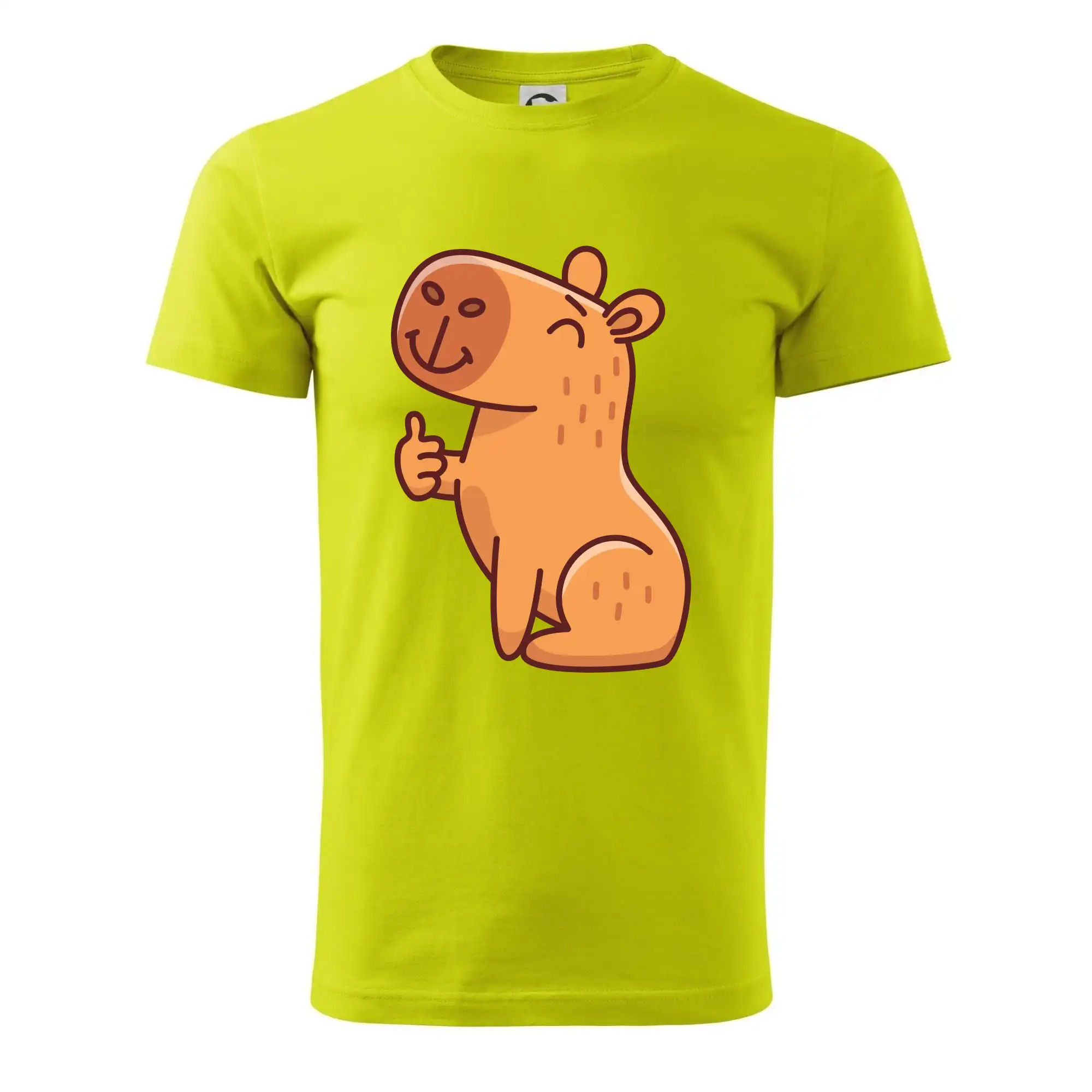 Kapybara s palcem nahoru