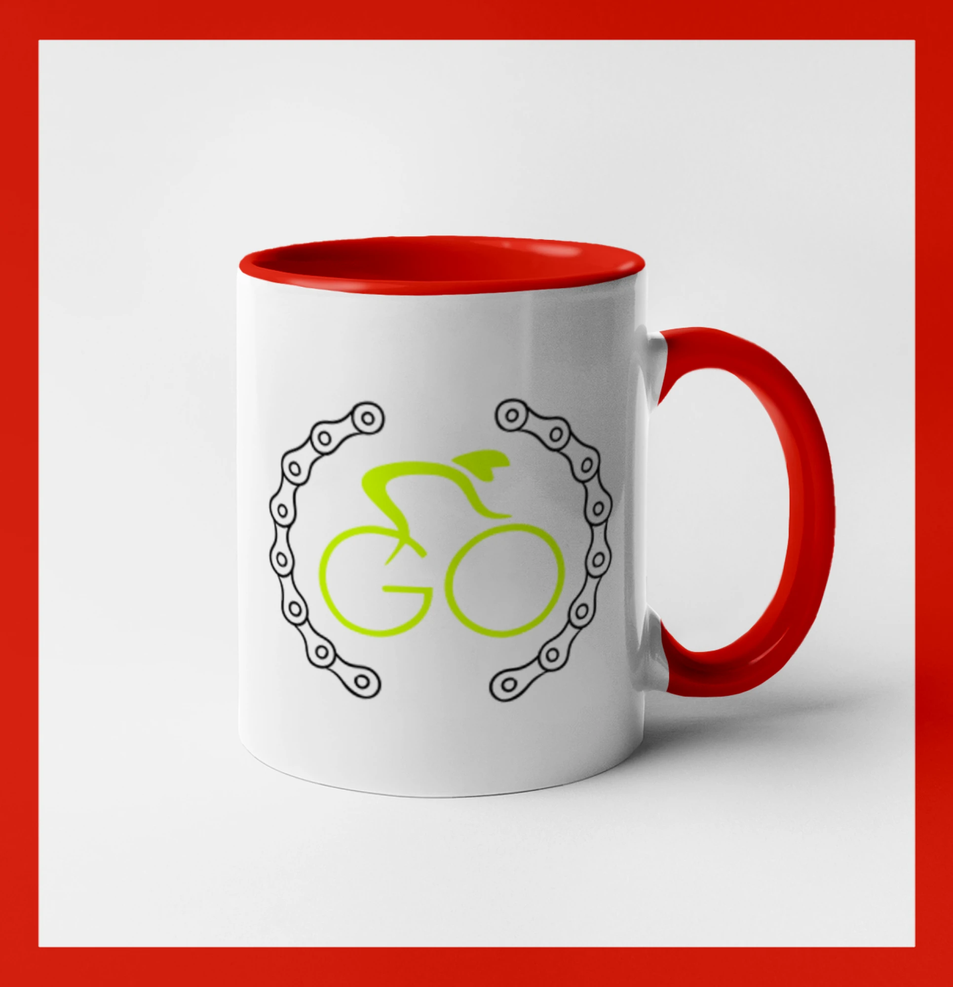 GO cyklista (fluo potisk)