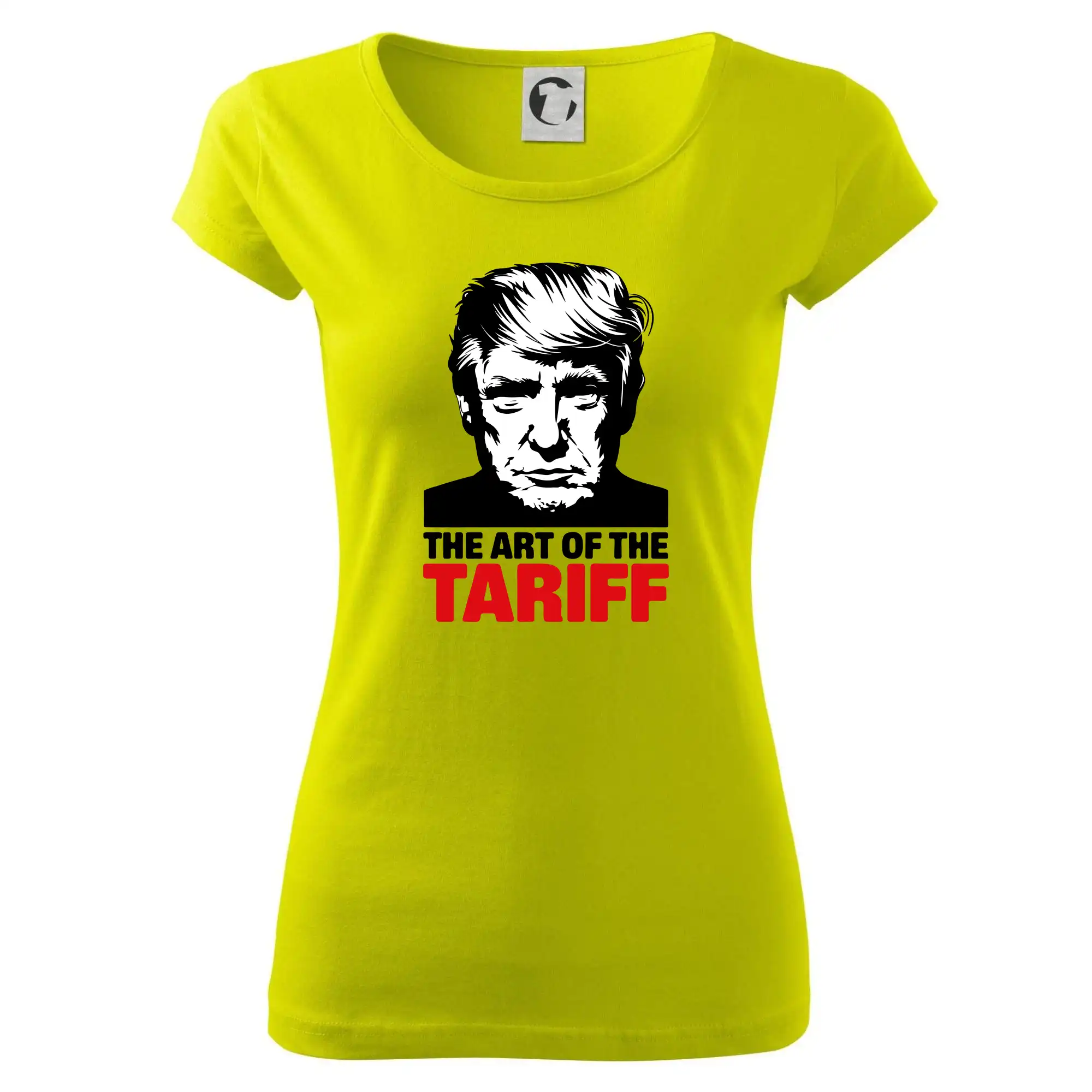 Politické tričká - Trump The art of the tariff - Dámske tričko Pure