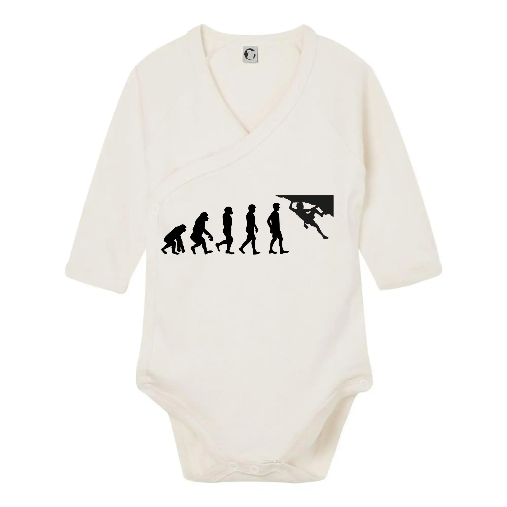 Trička pro horolezcov - Evoluce bouldering - Body zavinovacie s dlhým rukávom