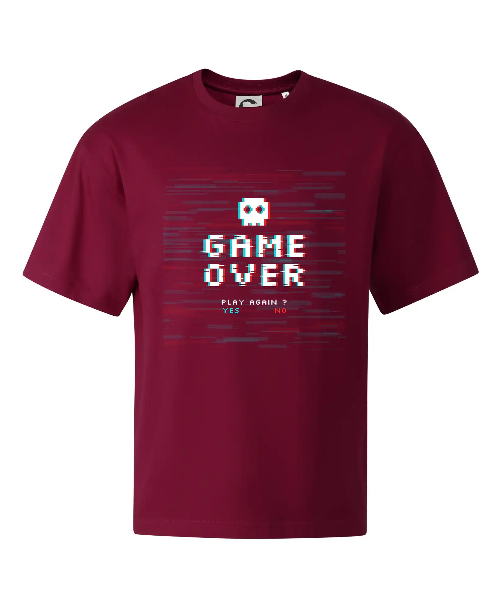 Tričká pre ajťákov - Game over play again - Stage unisex - OVERSIZE