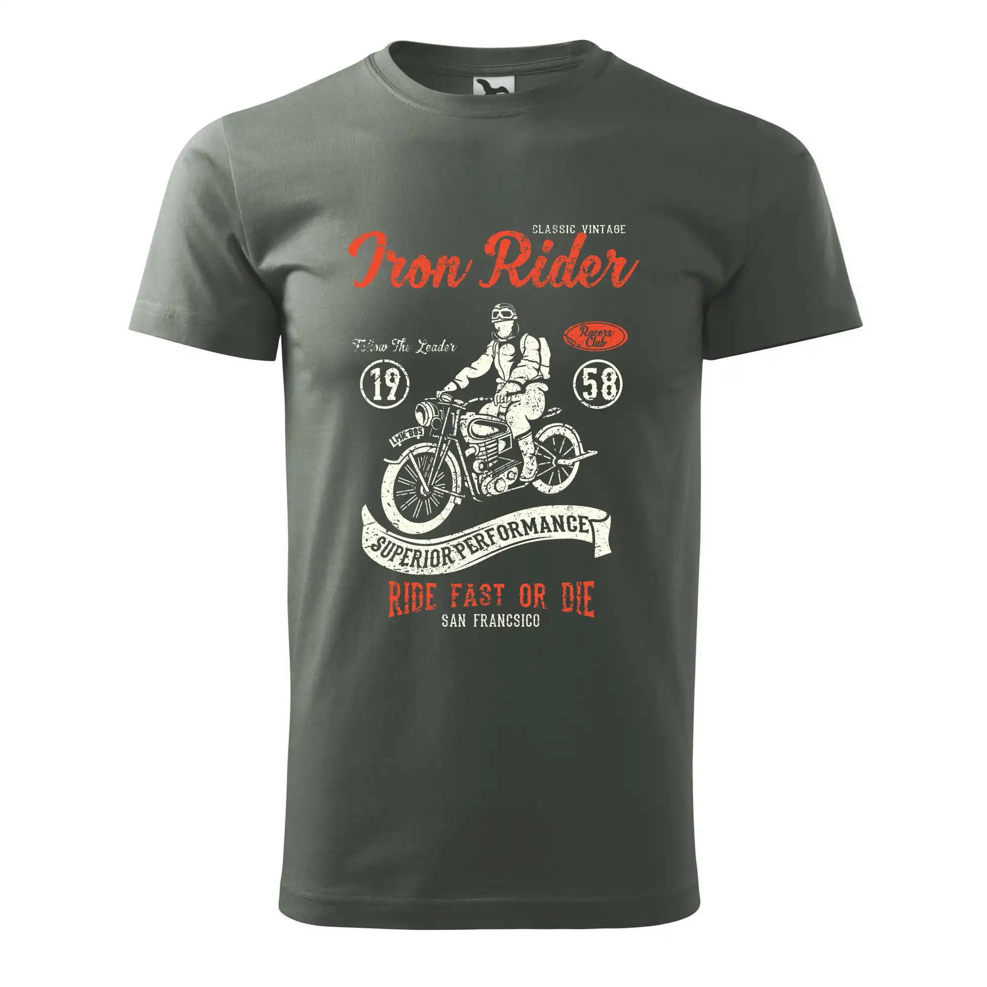 Tričká a mikiny s potlačou motoriek – pre pravých motorkárov - Iron Rider - Klasické pánske tričko vyššej gramáže