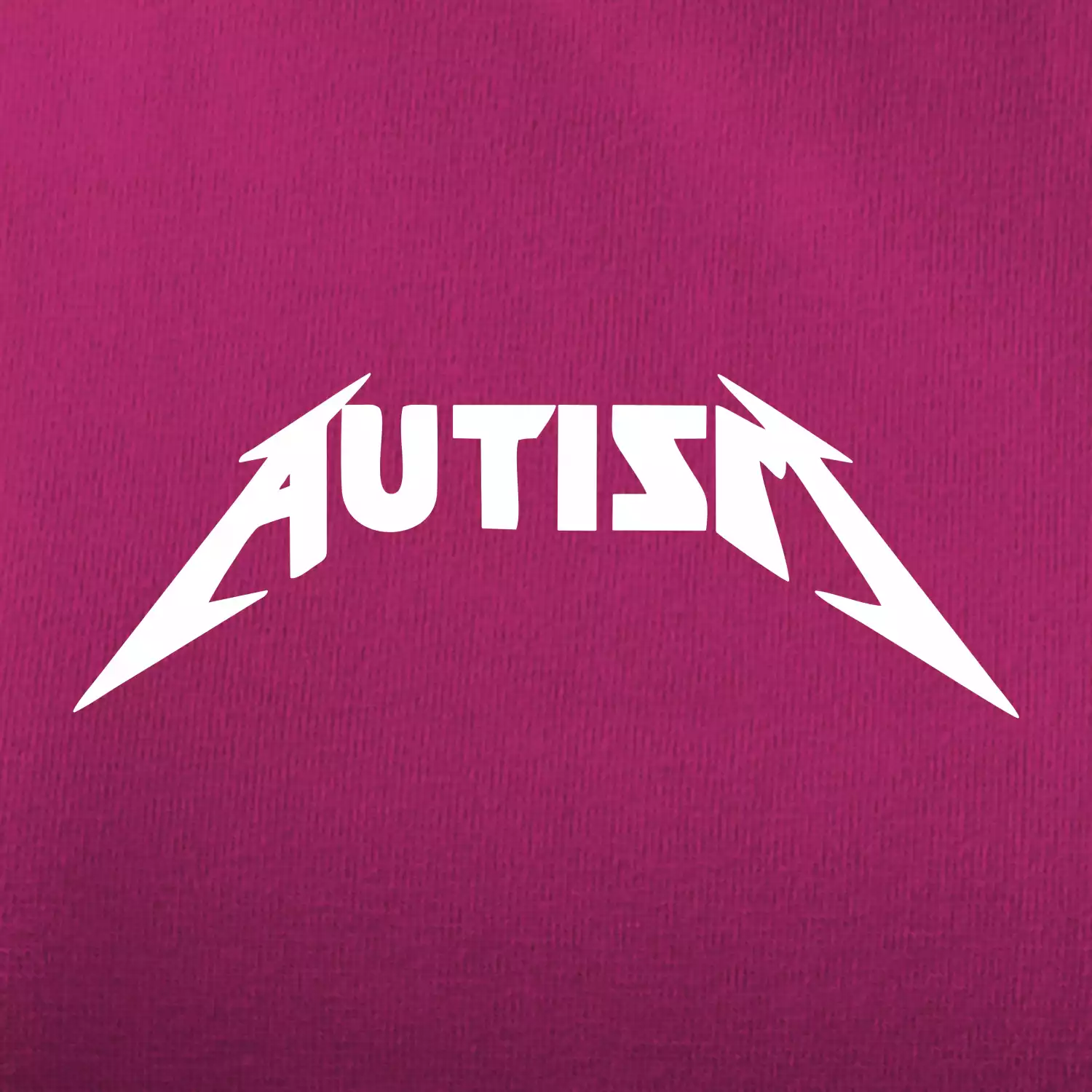 Autism rock nápis