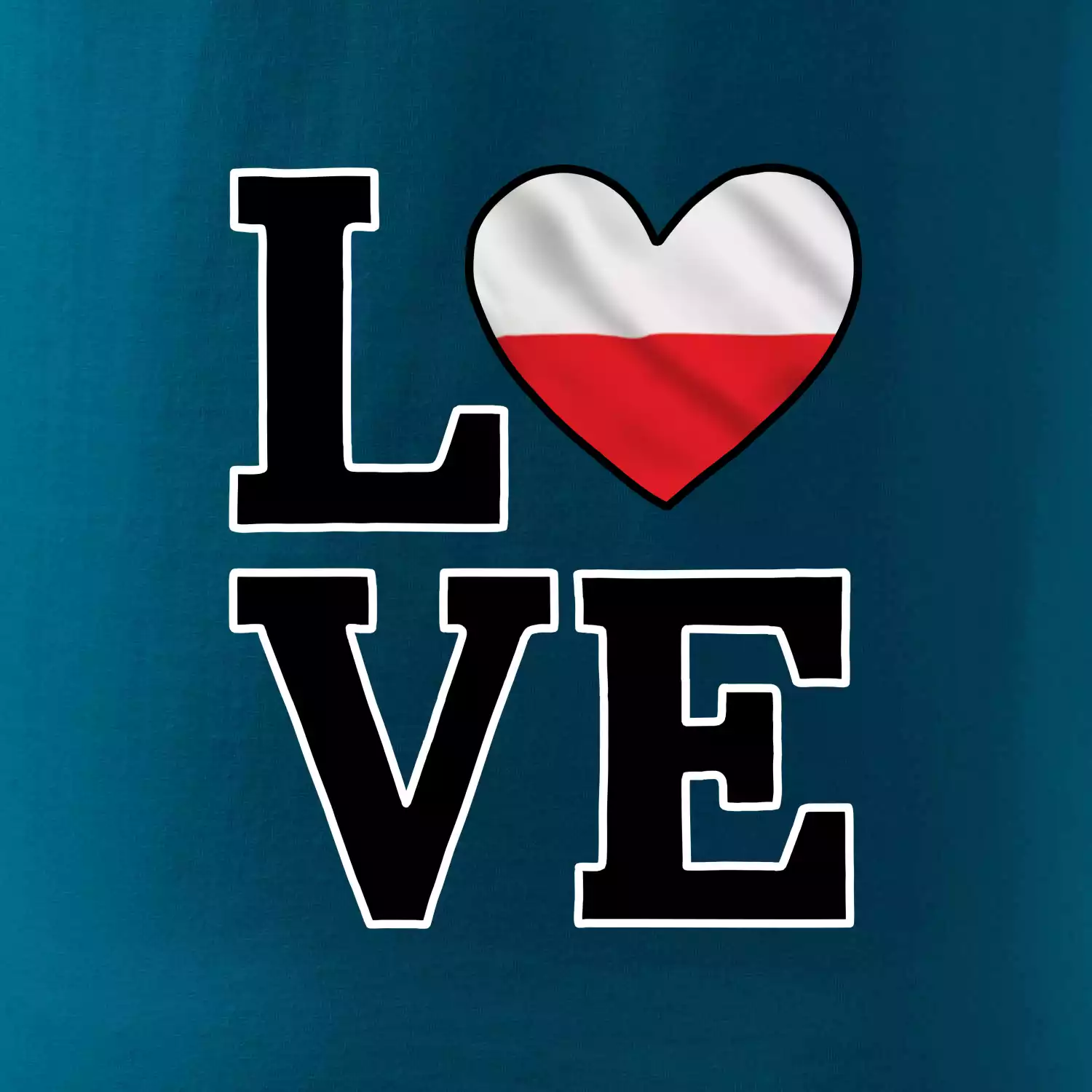 Love Polská vlajka