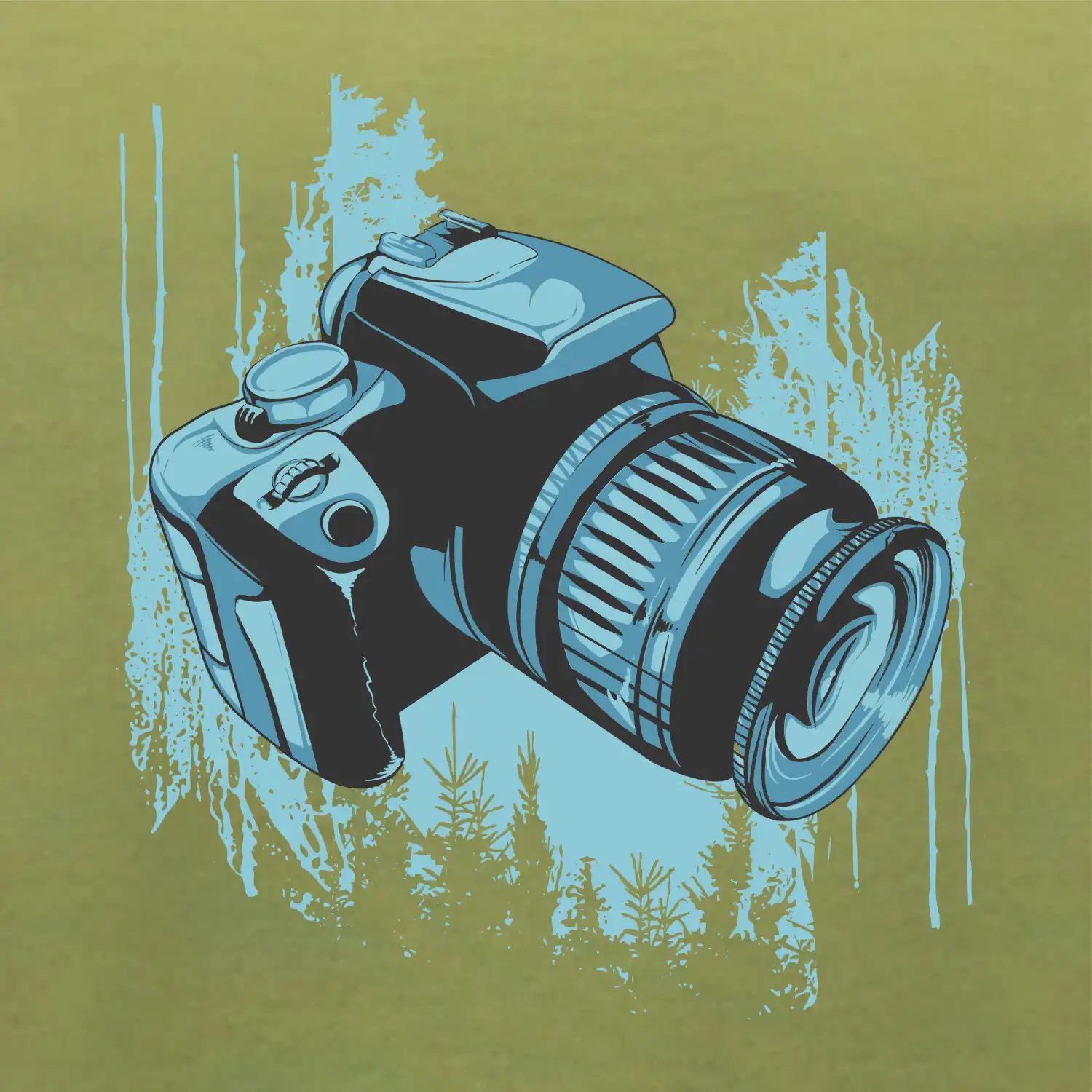 Zrcadlovka v přírodě