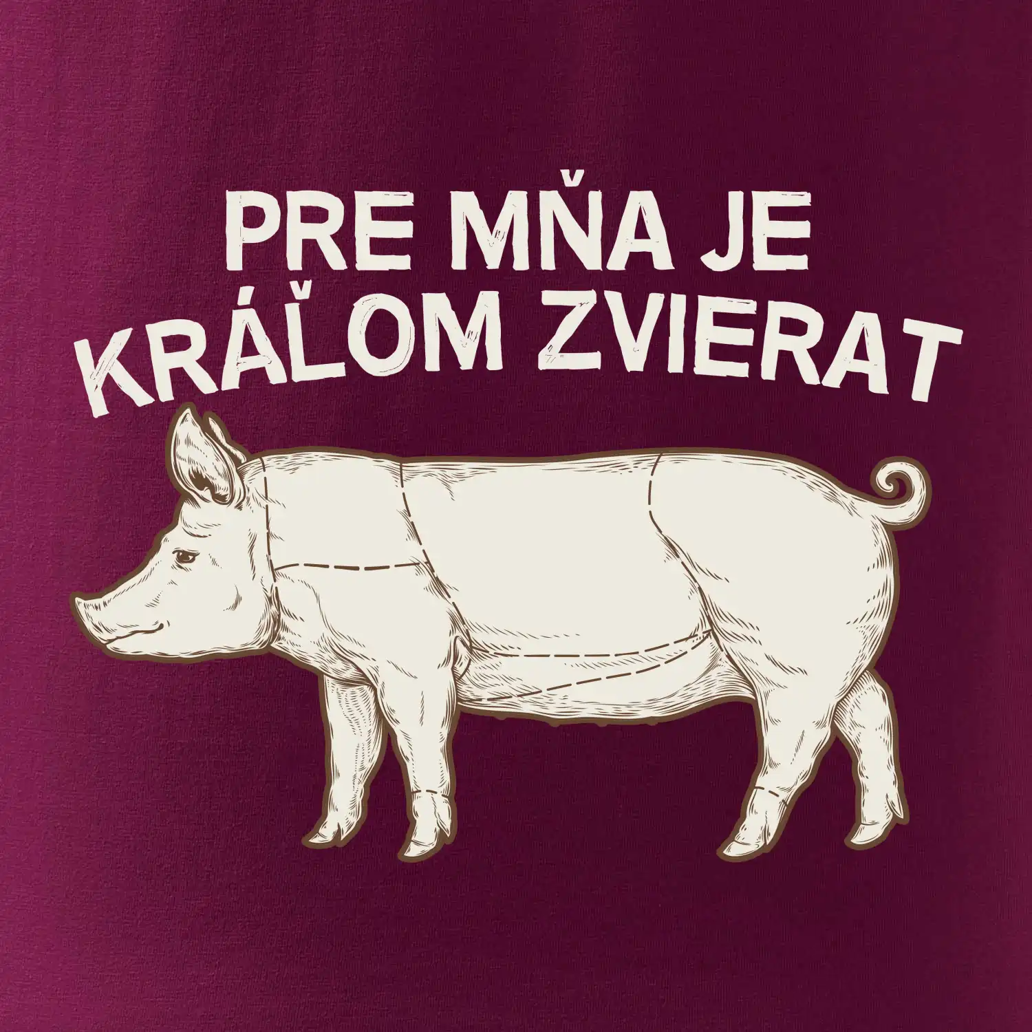 Pre mňa je kráľom zvierat prasa