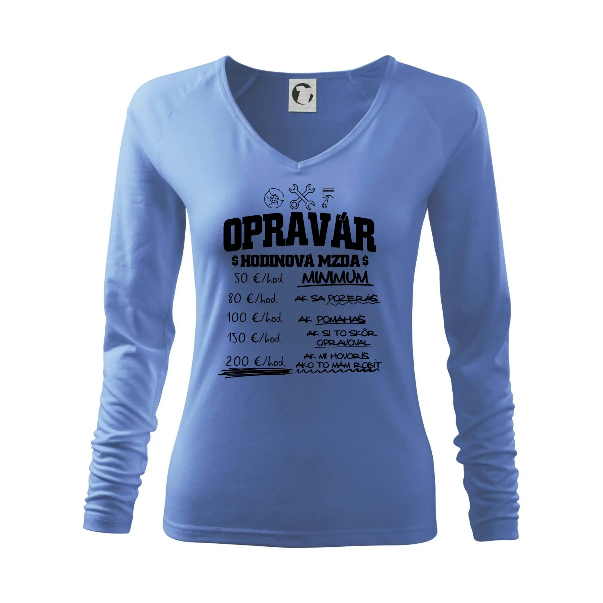 Hodinová mzda - opravár
