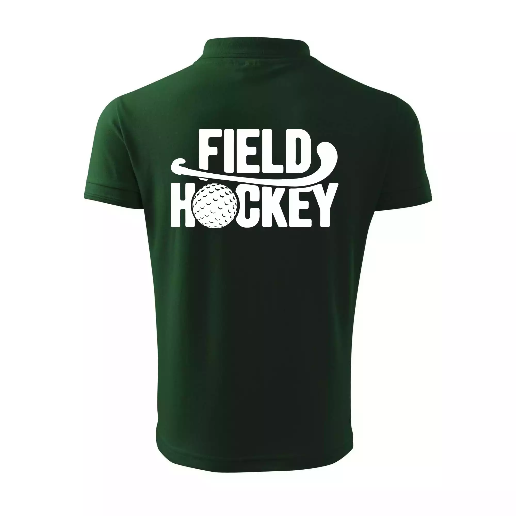 Field hockey míček a nápis