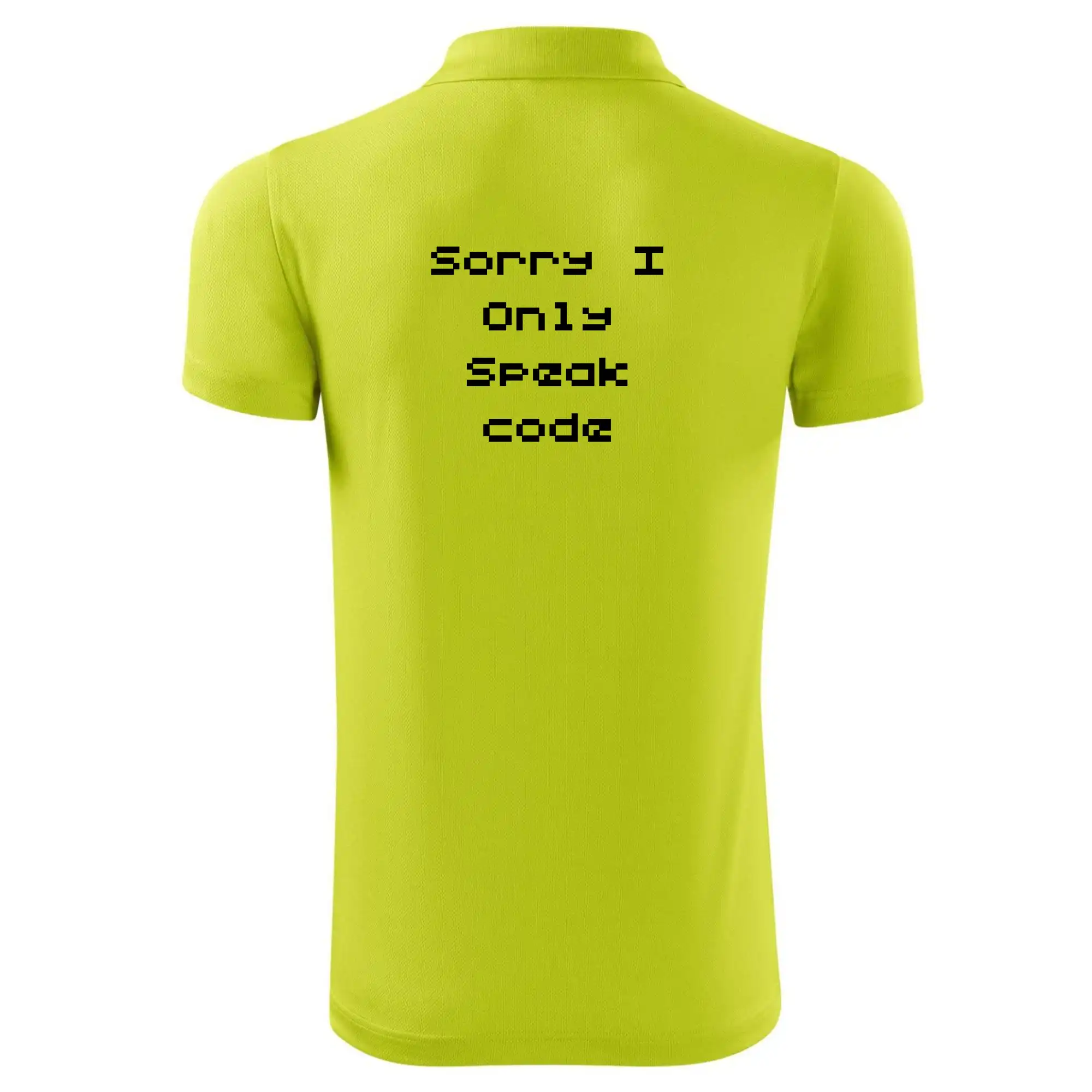 Tričká pre ajťákov - Sorry I Only Speak code - Polokošeľa Victory (športové)