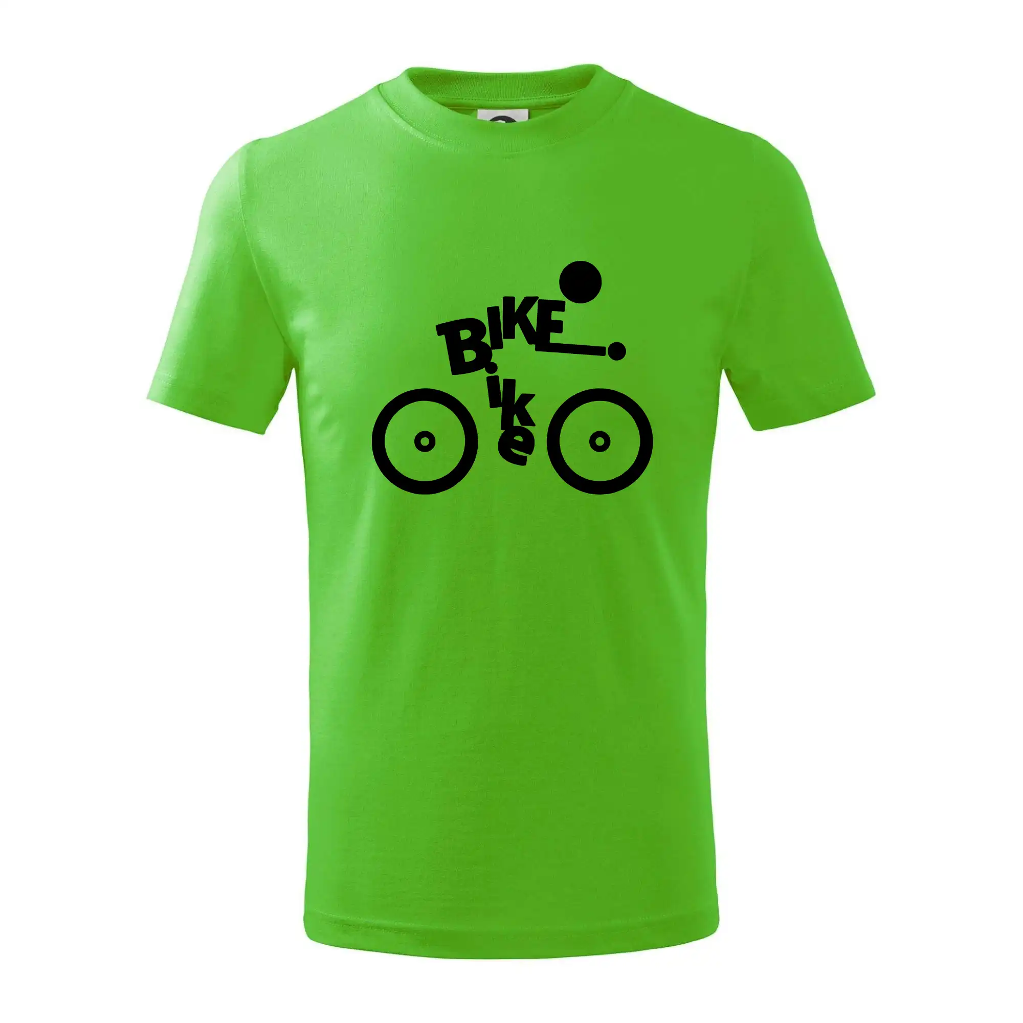 Tričko ako darček pre cyklistu - Bike nápis postava - Tričko detské bavlnené
