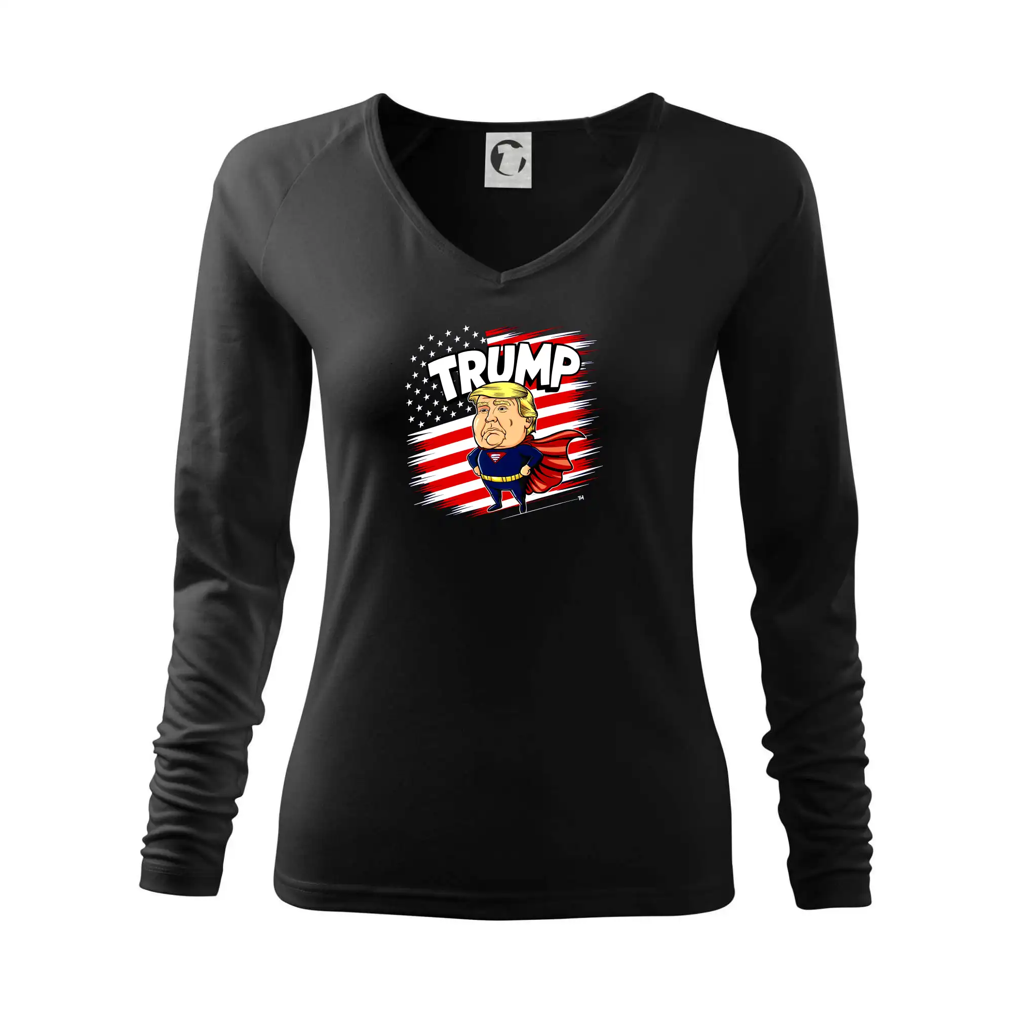 Politické tričká - Trump Superman - Tričko dámske Elegance