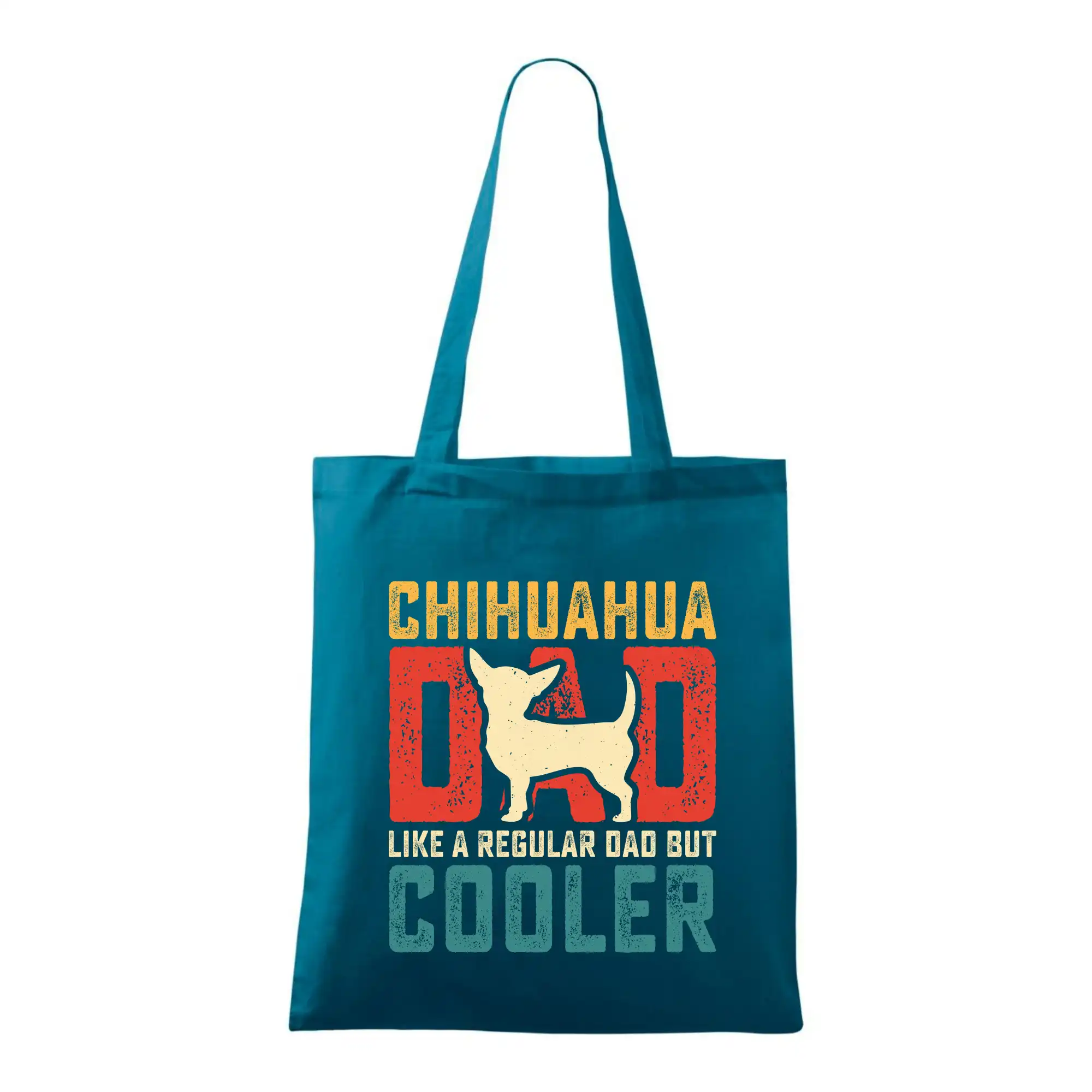 Čivava - Chihuahua dad like a regular dad - Taška bavlnená