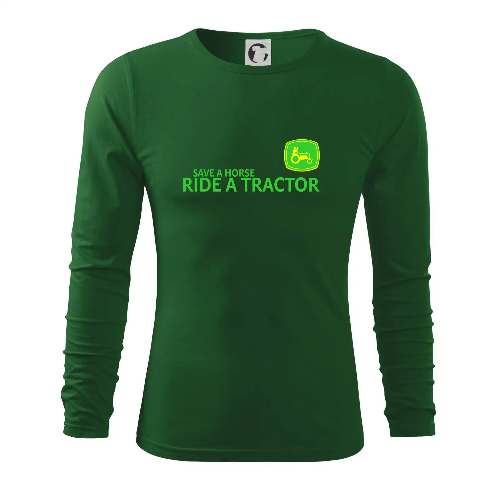 Save horse, ride tractor