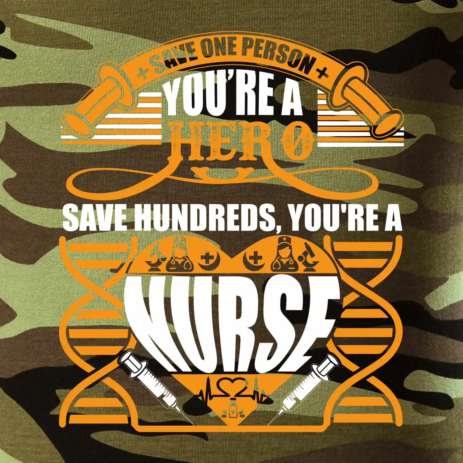 Save one person - hero nurse