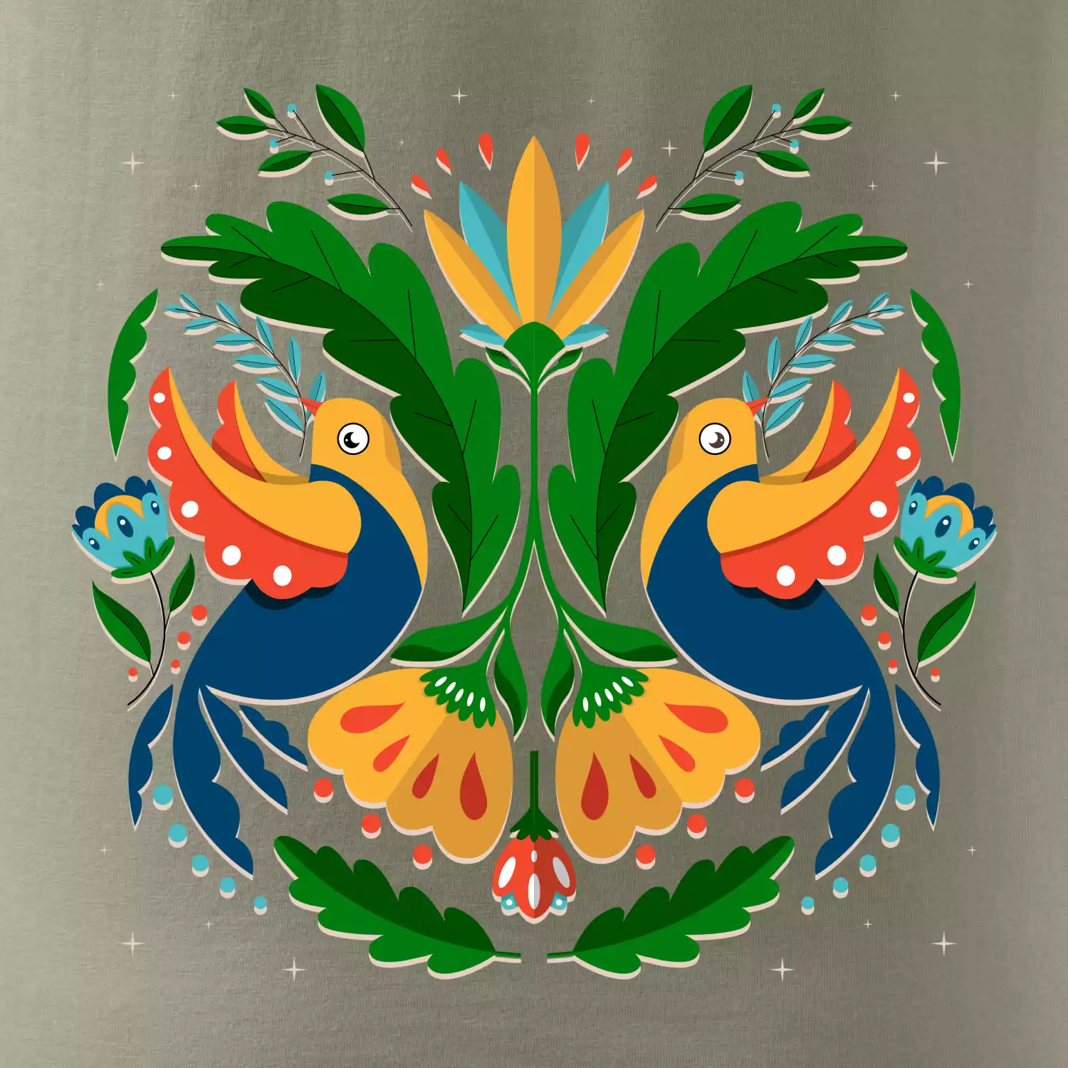 Folklor - dvě holubice