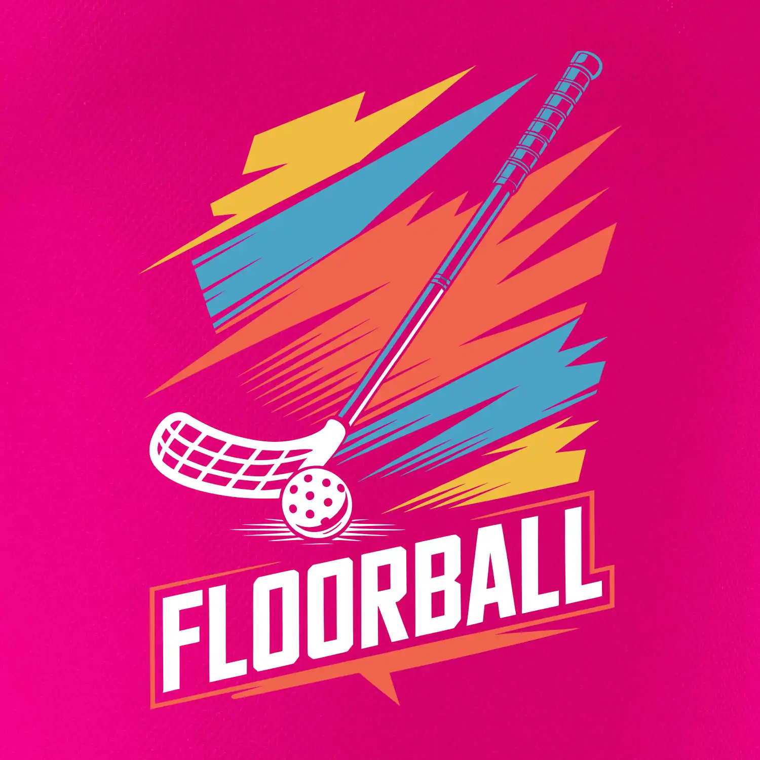 Floorball - barvy a hokejka