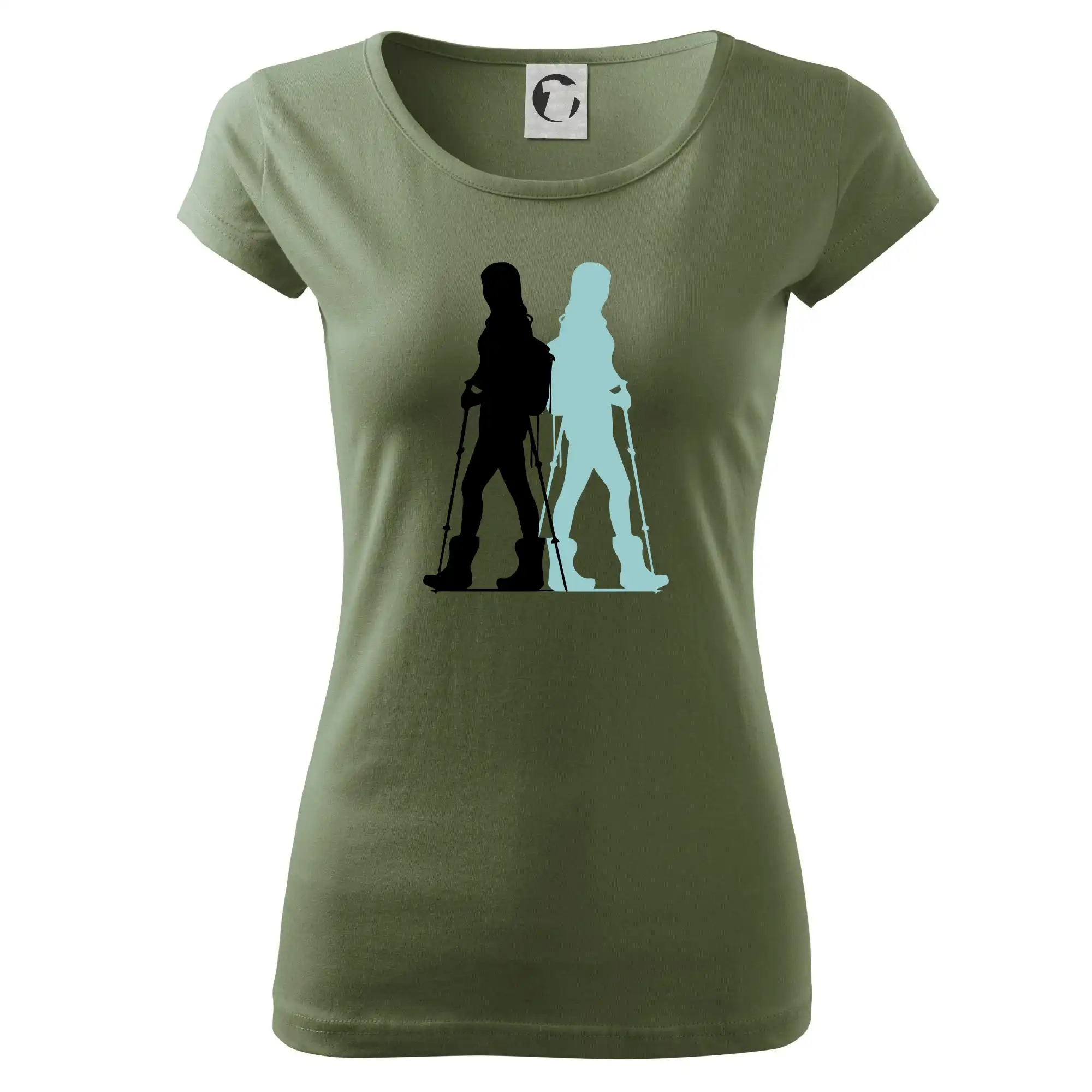 Nordic walking figury - žena