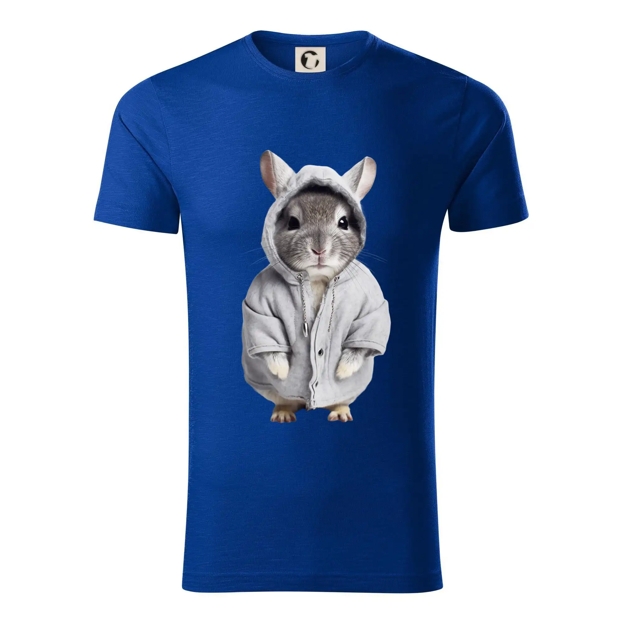 Tričká so zvieratami - Škrečok v mikine - Tričko z organickej bavlny