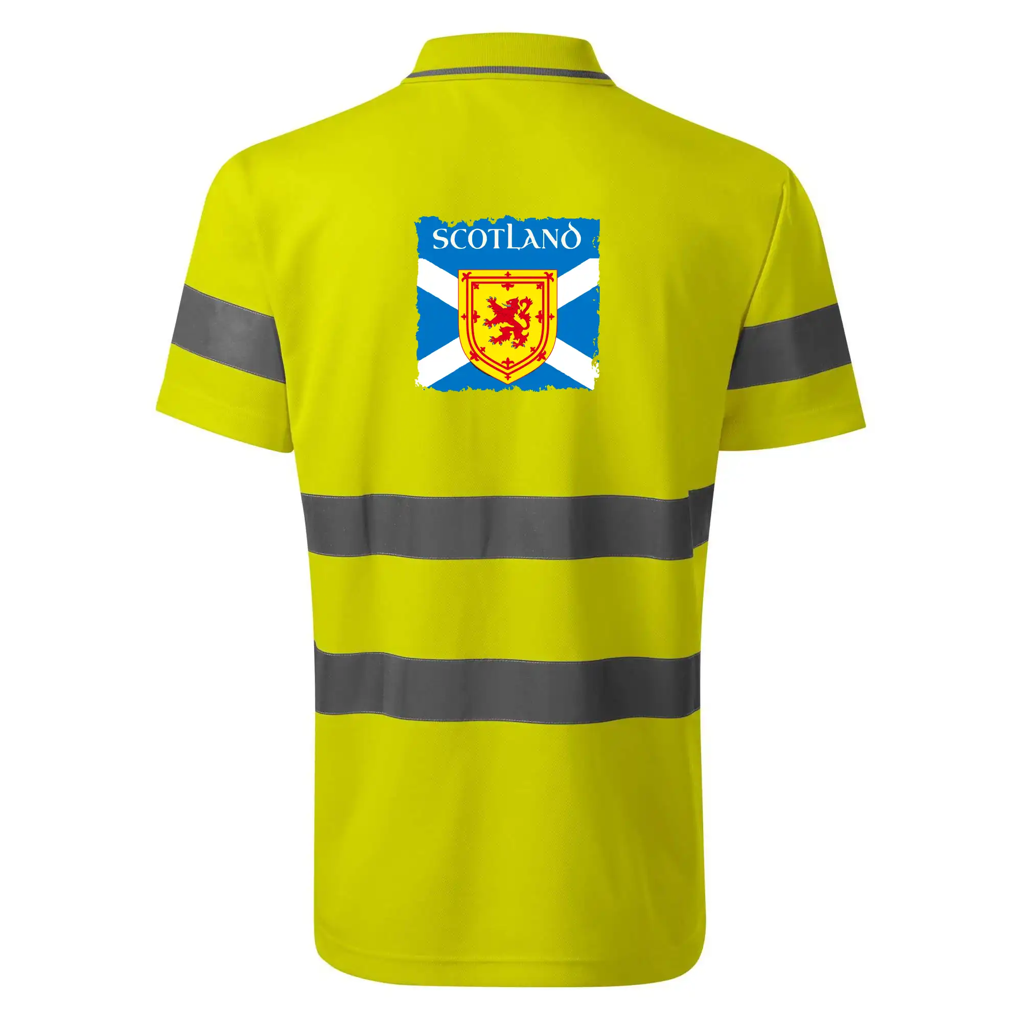 Skotská vlajka s erbem lva