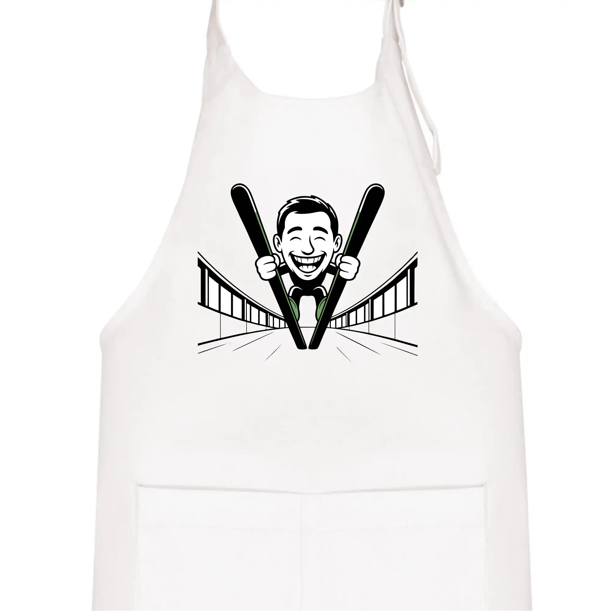 Vysmátý kreslený skokan