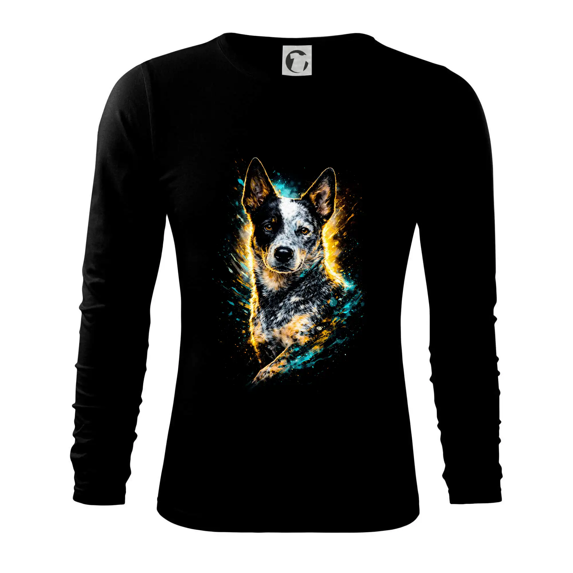 Ostatné psie plemená - Obrázok poltón Austrálsky pastiersky pes - Tričko s dlhým rukávom FIT-T long sleeve