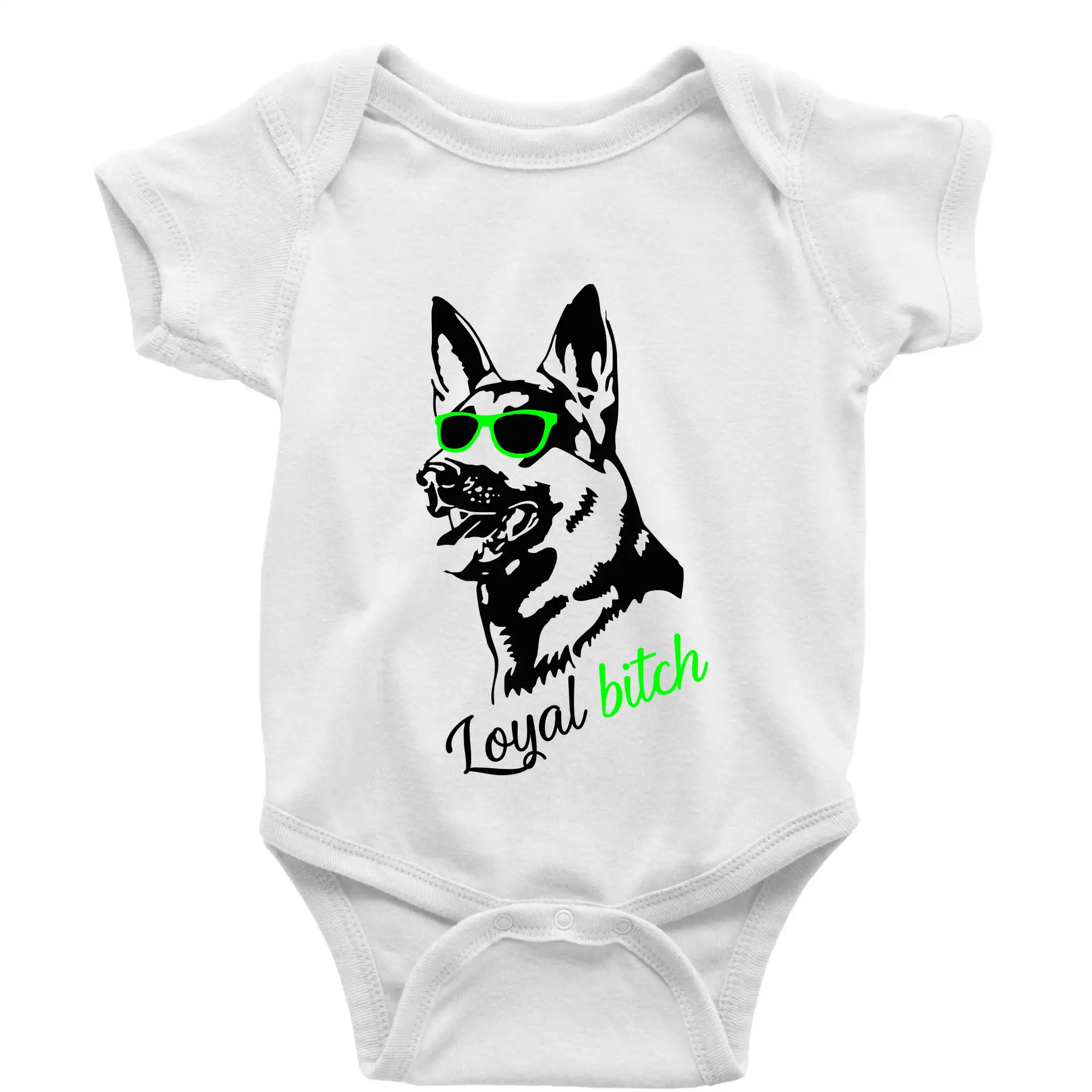 Nemecký ovčiak - Nemecký ovčiak - loyal bitch - Body dojčenské s krátkym rukávom