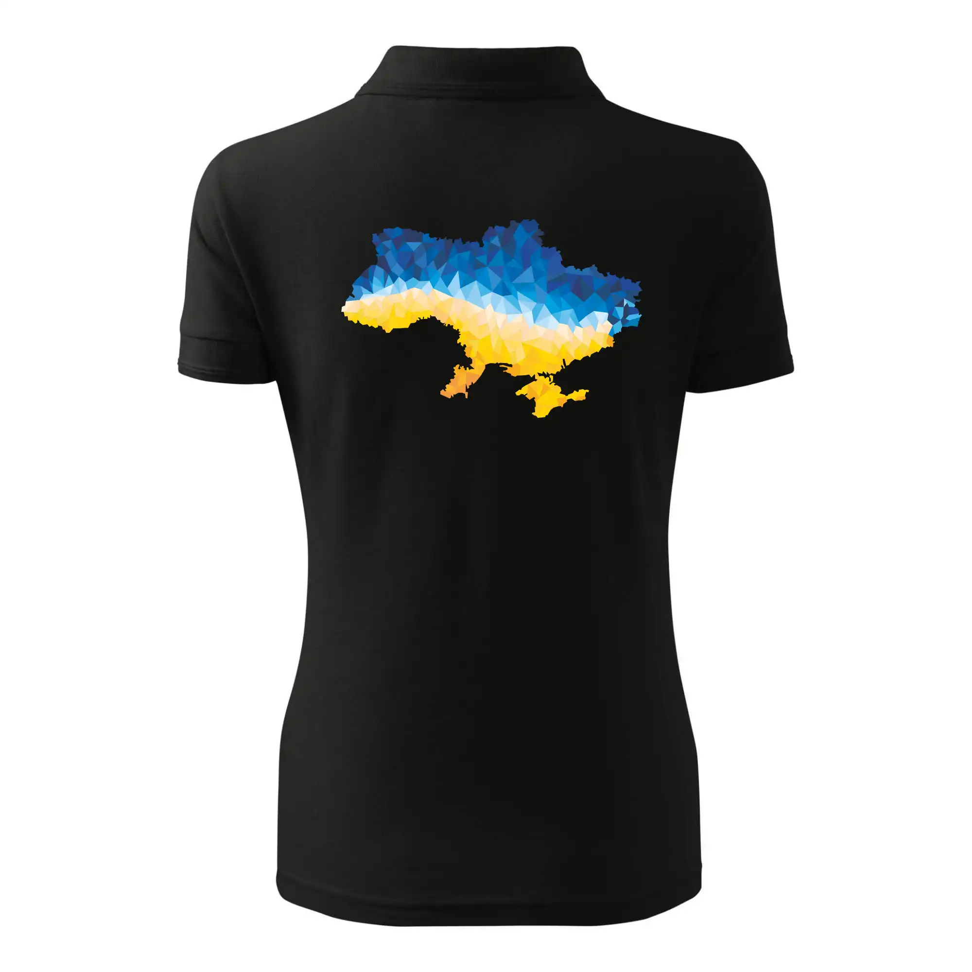 Mapa Ukrajiny polygony