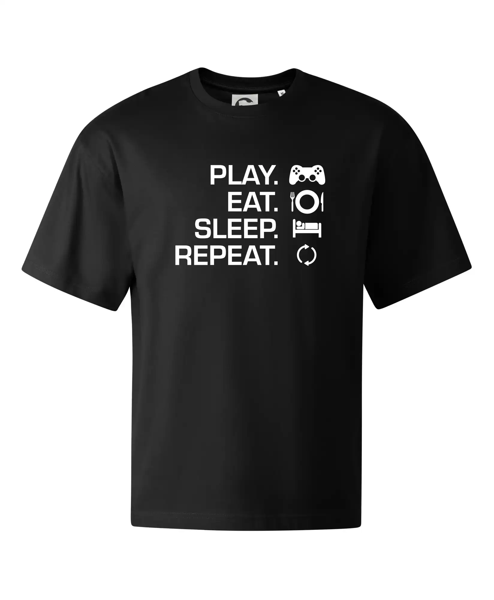 Eat sleep repeat - Play Eat Sleep Repeat game - Stage unisex - OVERSIZE