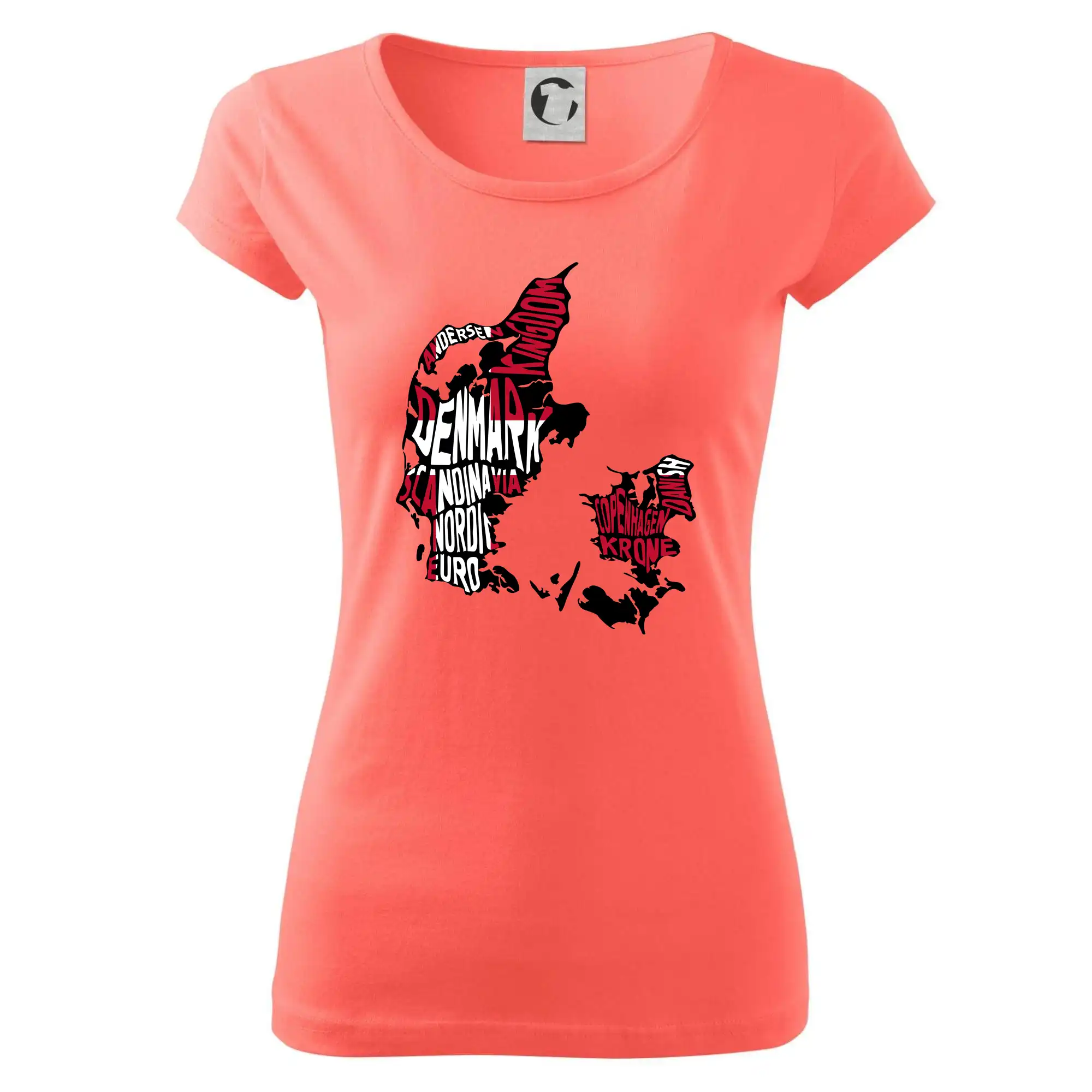 Mapy - názvy měst - Dánsko