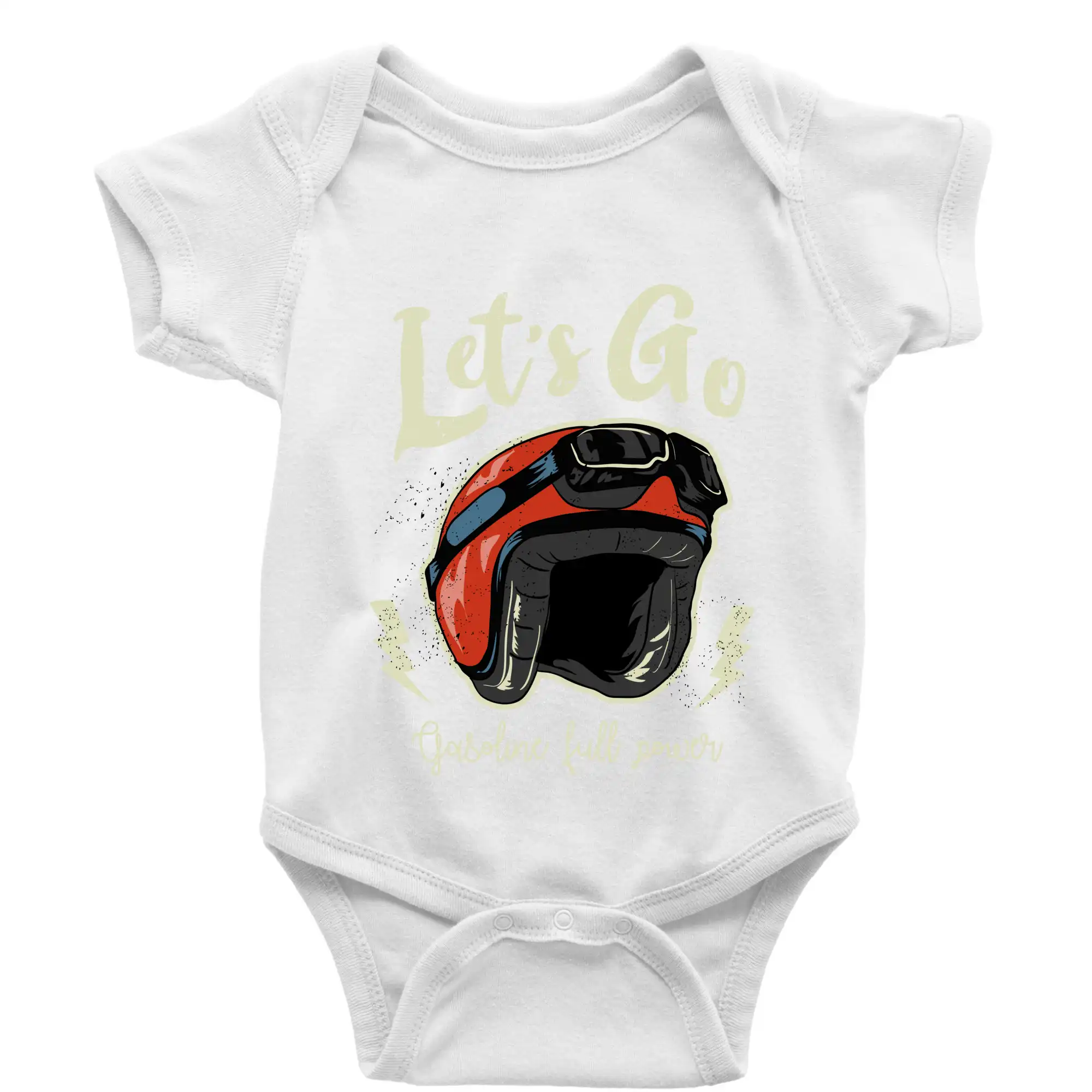 Tričká pre motorkárov¨ - Moto let's go - Body dojčenské s krátkym rukávom