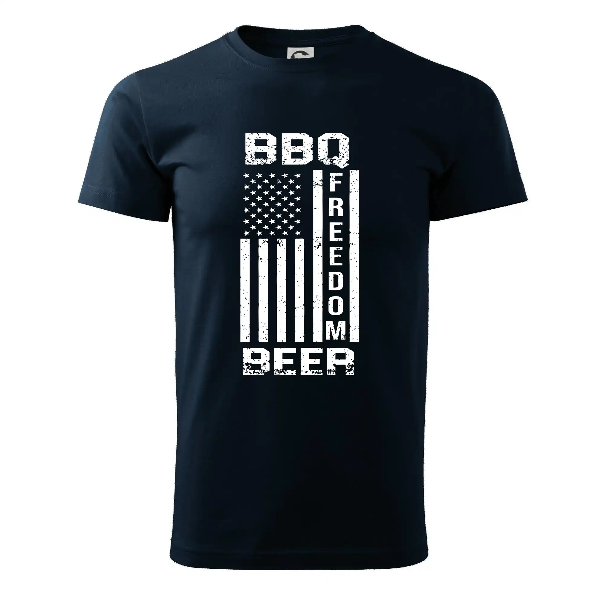 Tričká a zástery na grilovanie - USA BBQ Freedom beer - Pánske tričko nižšej gramáže