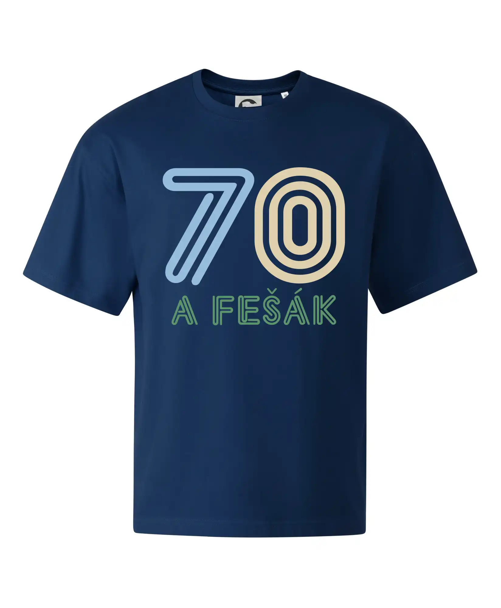 Tričká k narodeninám - 70 a fešák - Stage unisex - OVERSIZE