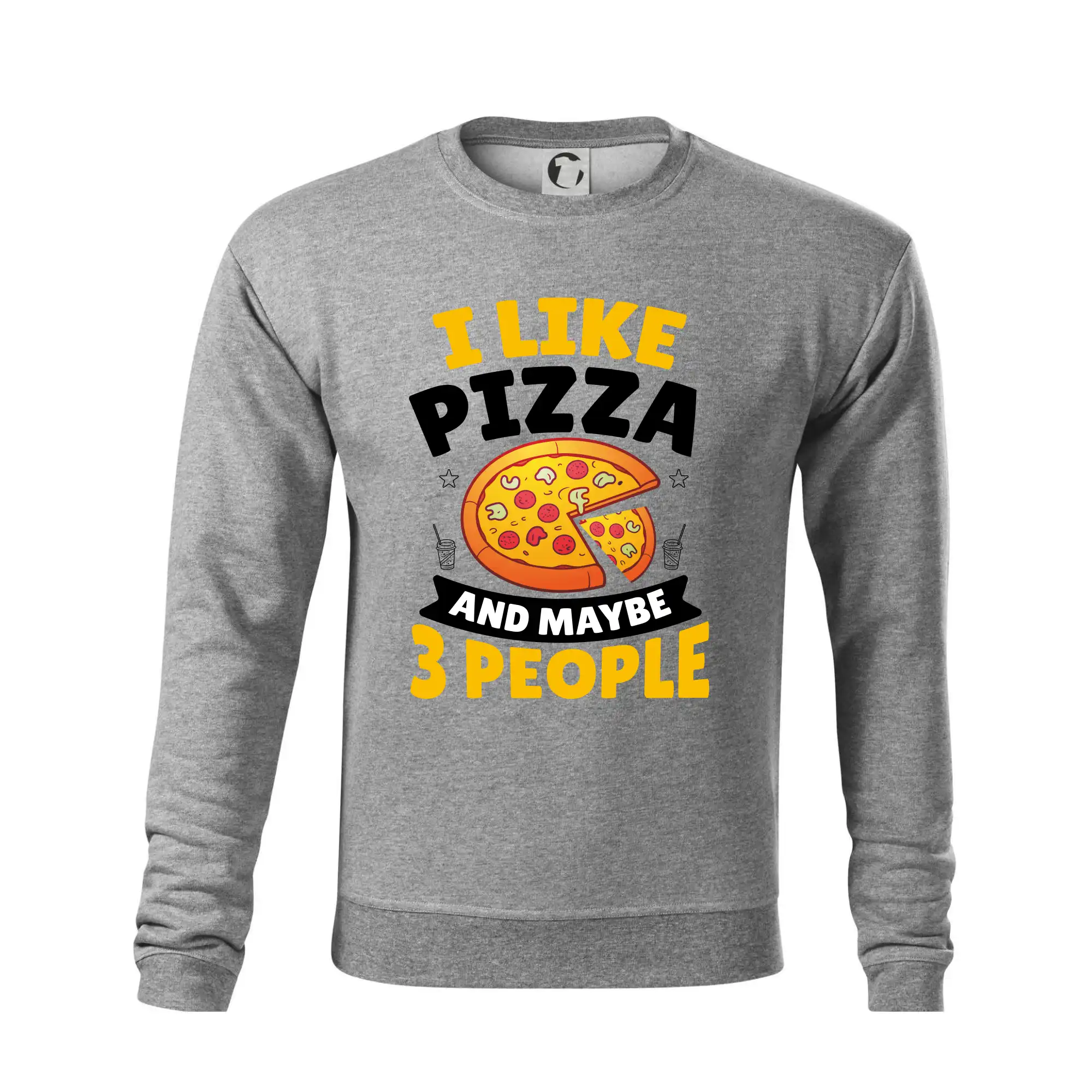 I like pizza and maybe 3 people