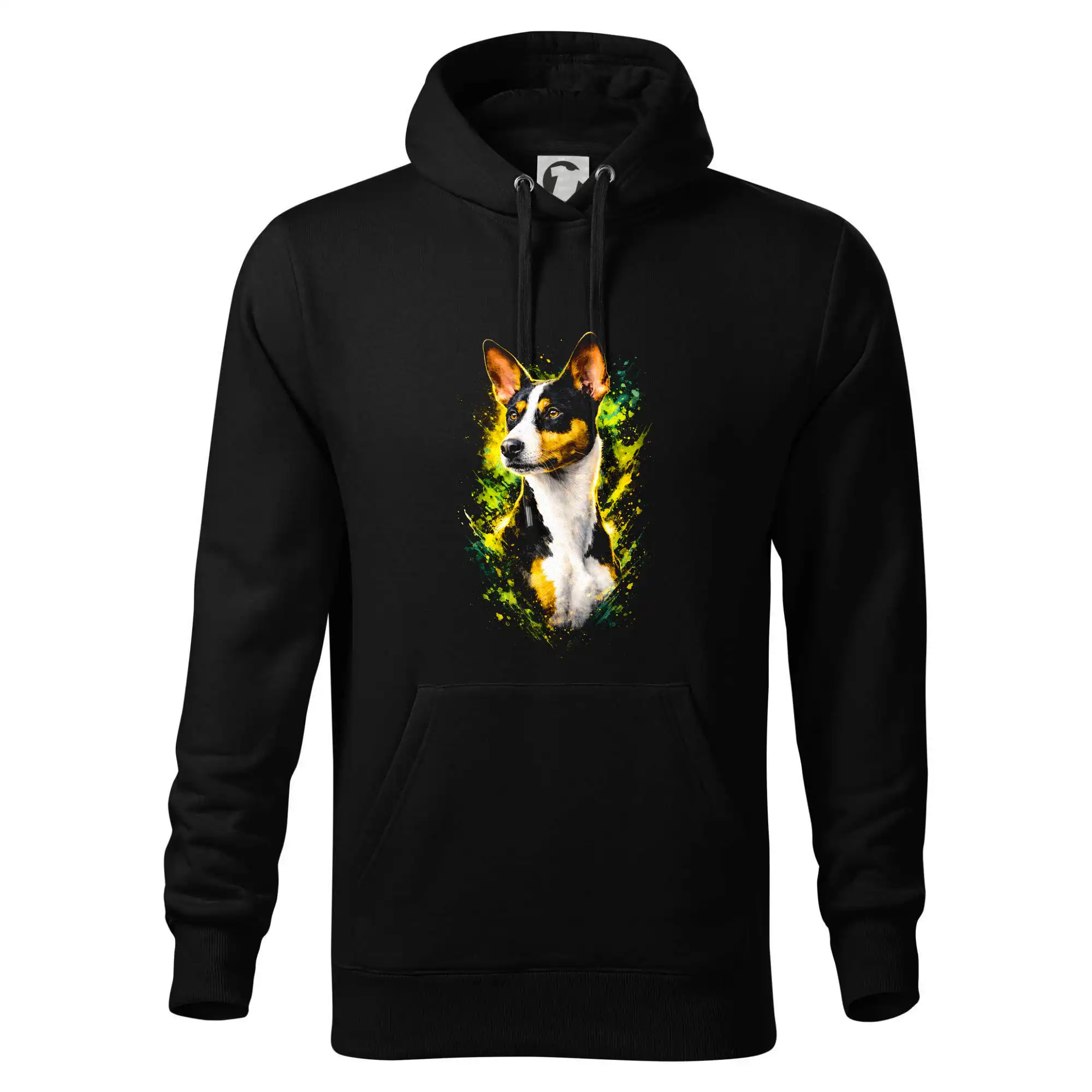 Obrázek polotón Basenji hlava