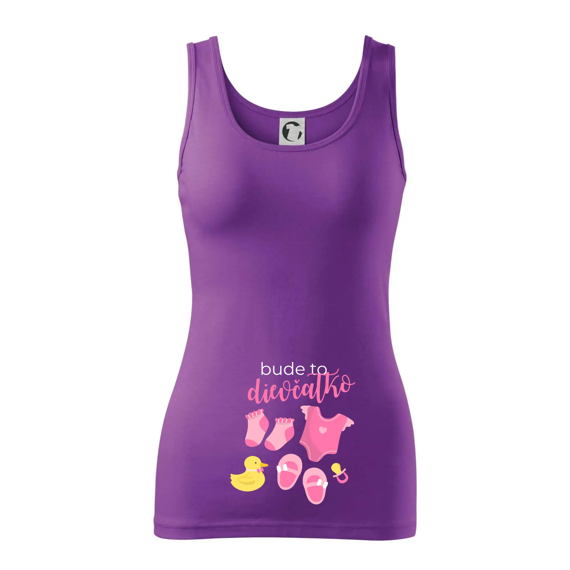 Tričká pre tehotné - Bude to dievčatko - Dámske tielko