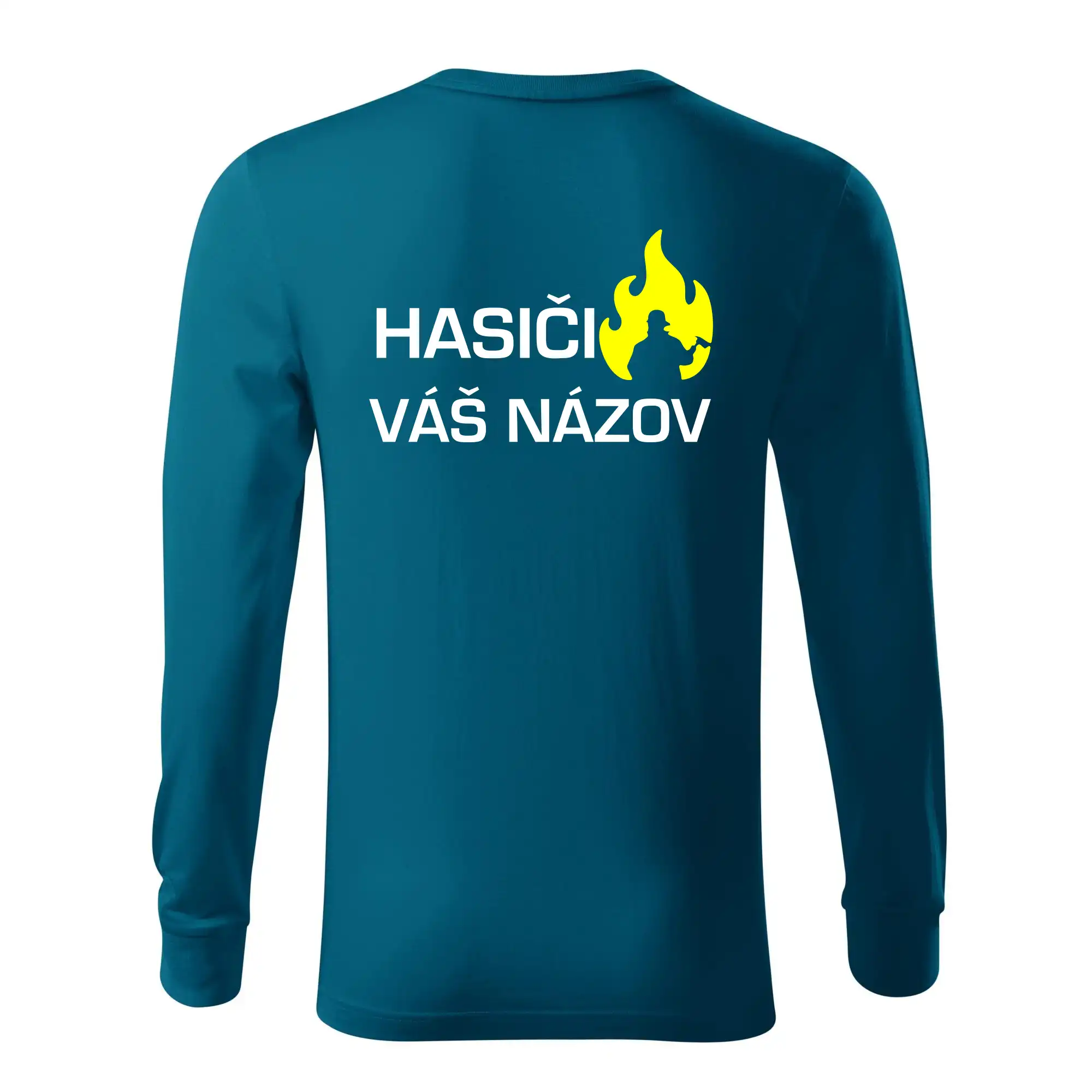 Hasiči - Váš názov - FLUO + Reflexná potlač