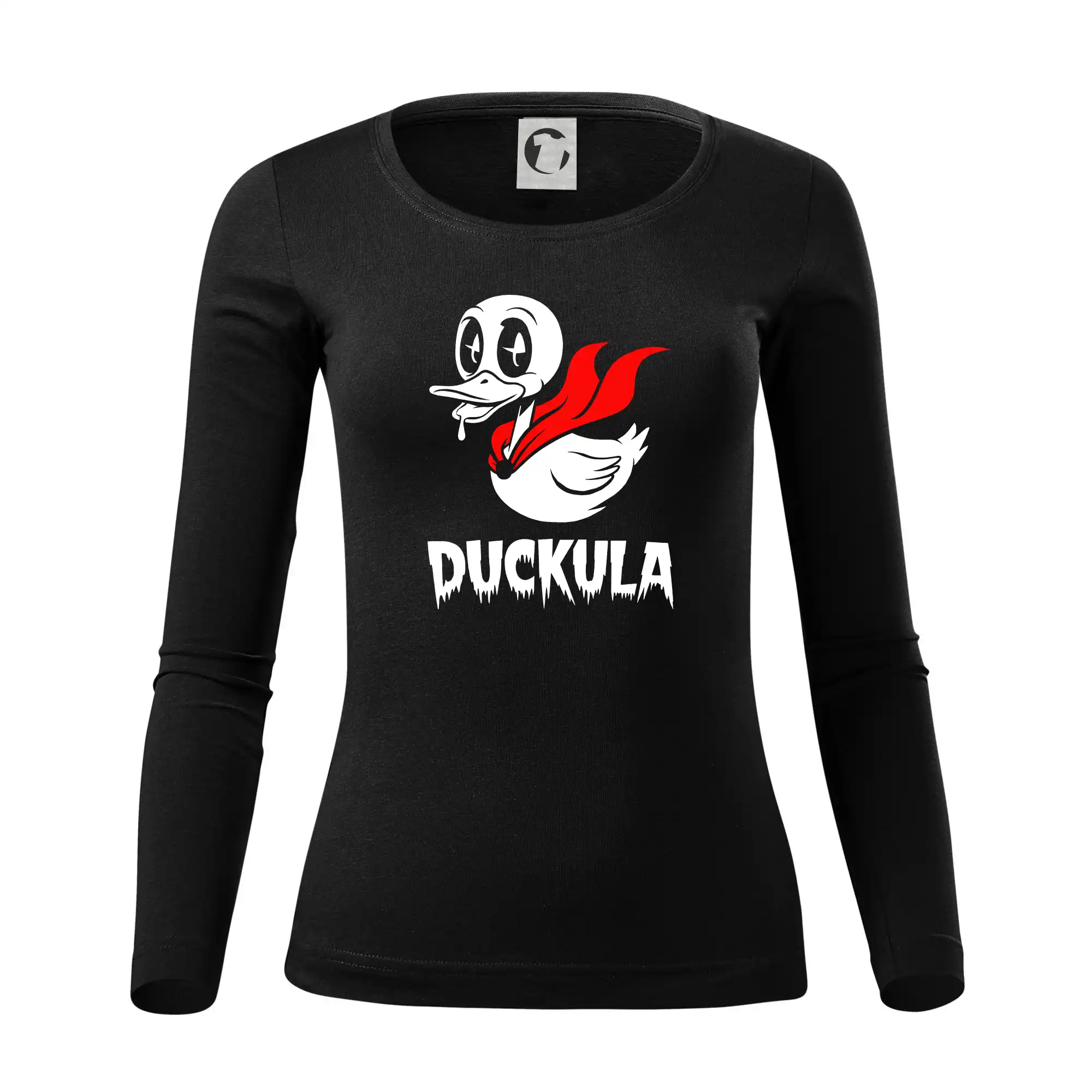 Filmové tričká - Duckula - Dámske tričko FIT-T LS - zužené