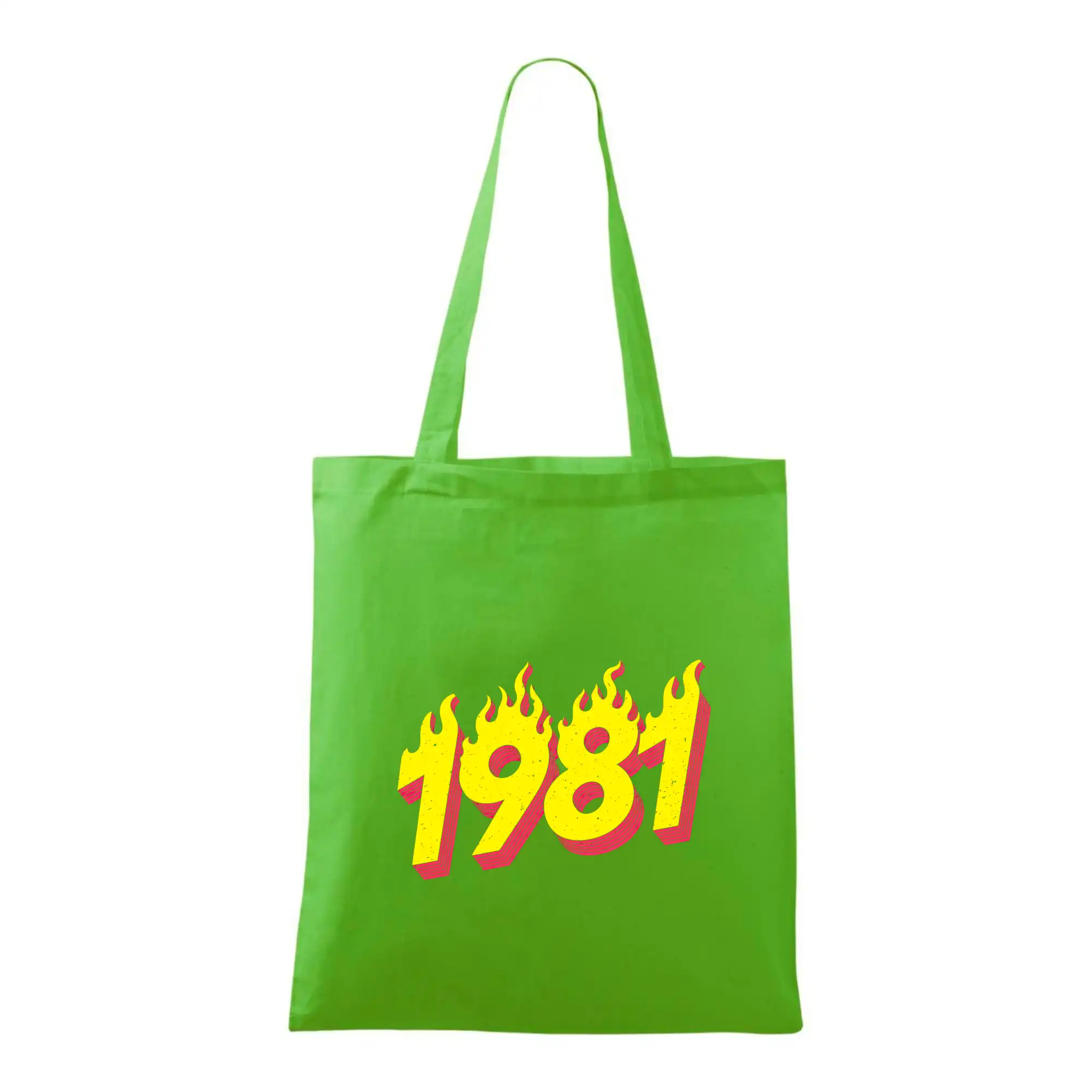 Trička s ročníkom 1981 - Narodeniny v ohni 1981 - Taška bavlnená