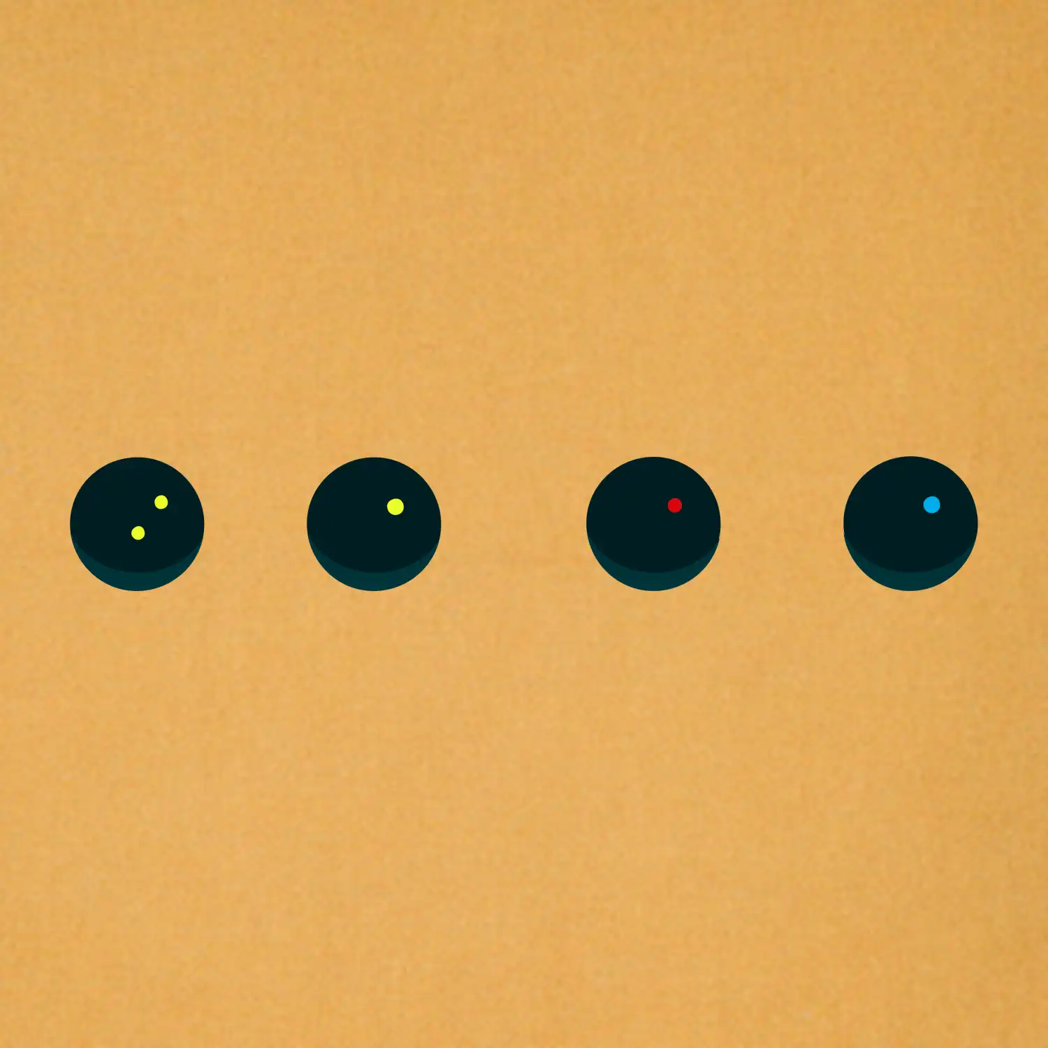 Evolution squash ball